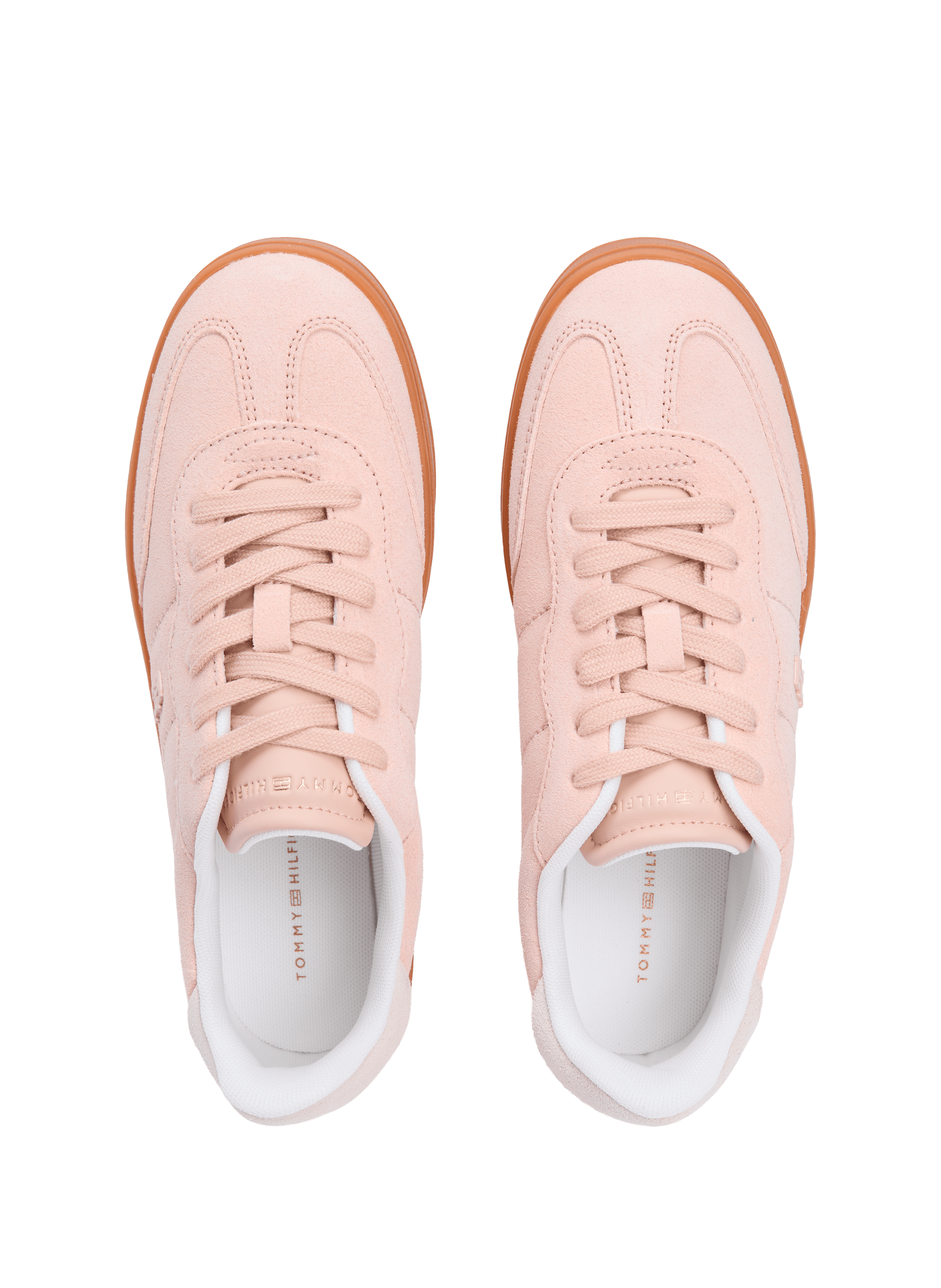 Jackie 12B2 suede leather sneakers TOMMY HILFIGER Pink