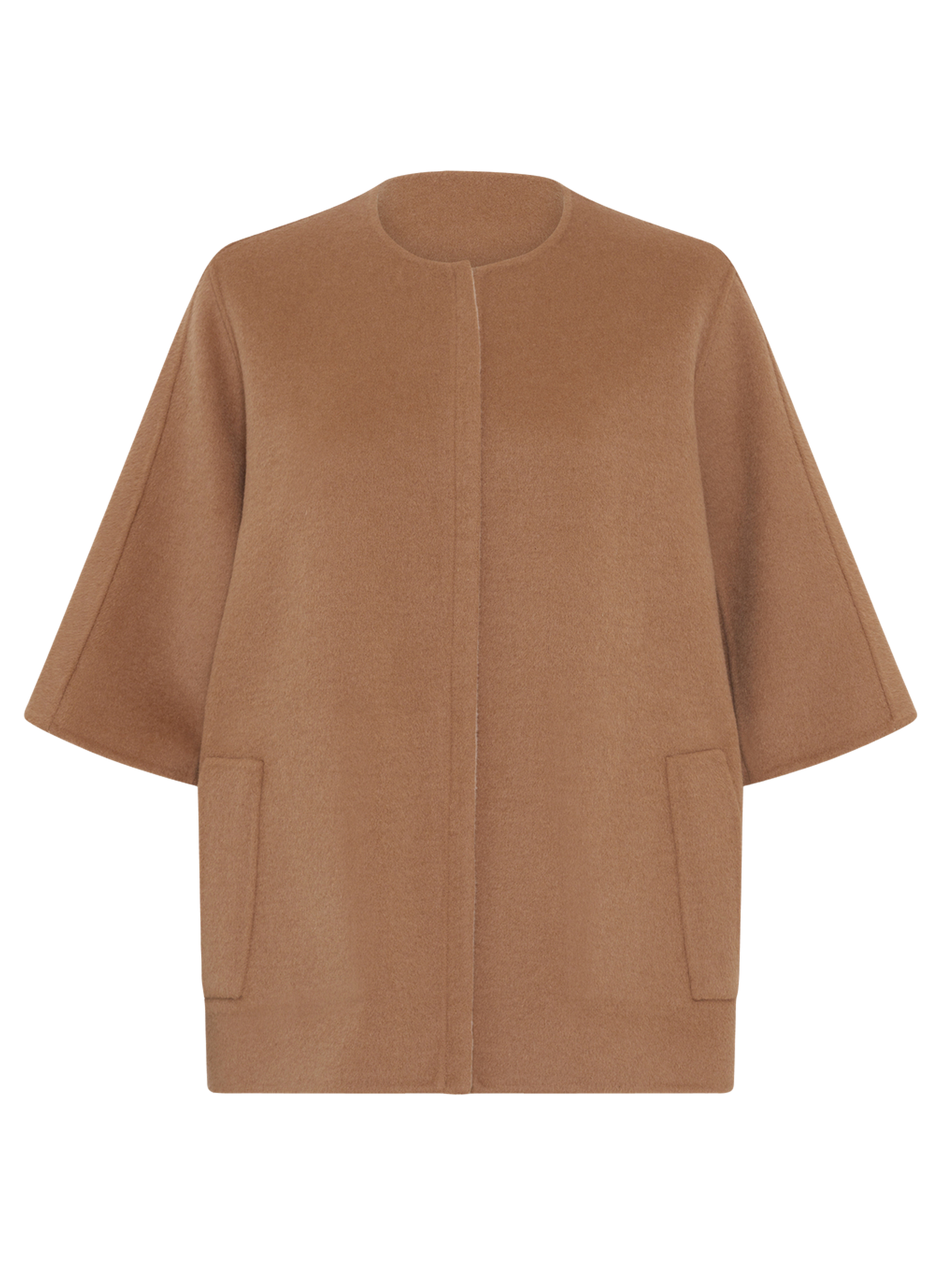 Manteau court réversible en laine fine - prissy GERARD DAREL Beige