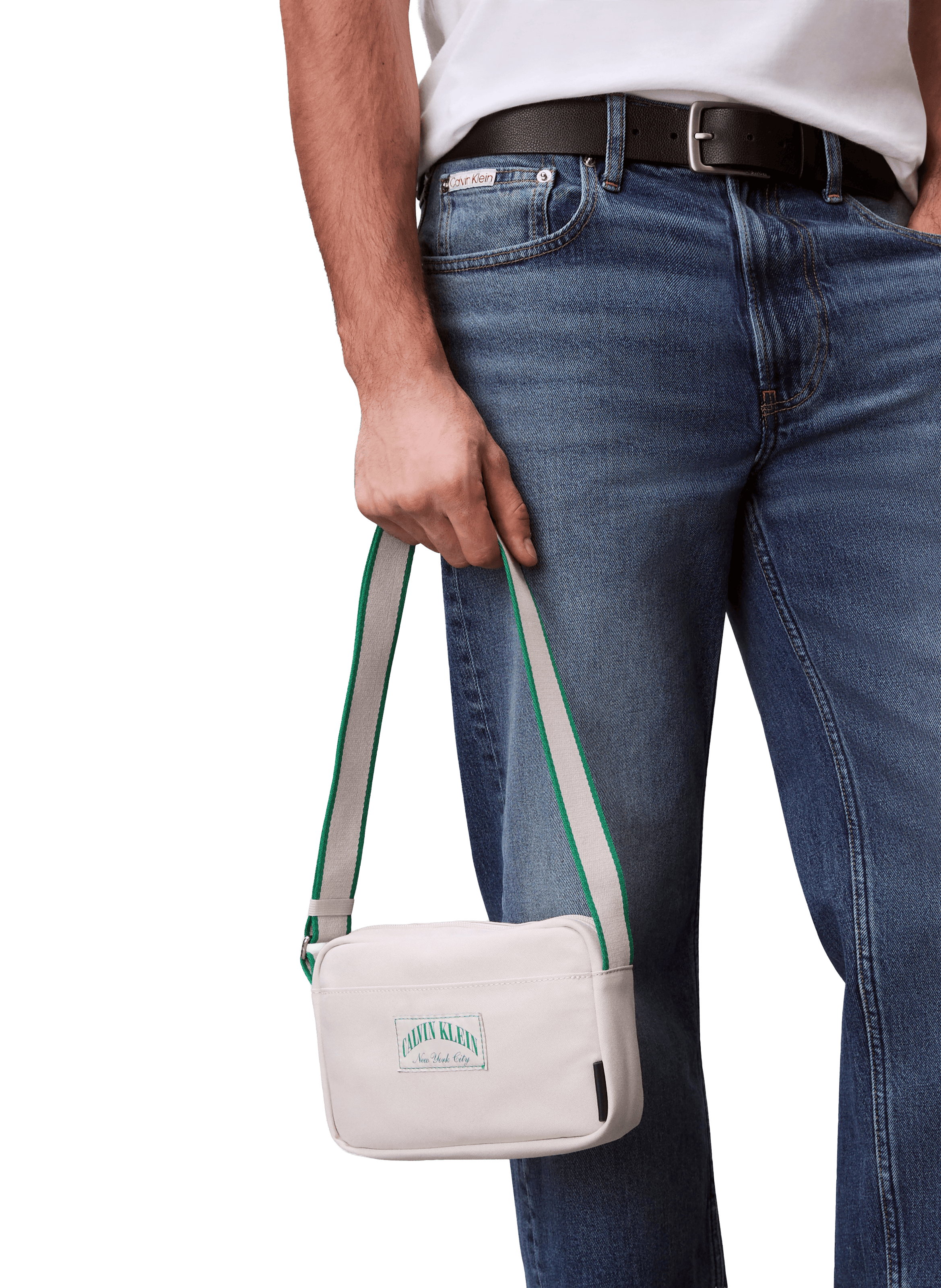 Small crossover bag CALVIN KLEIN Beige