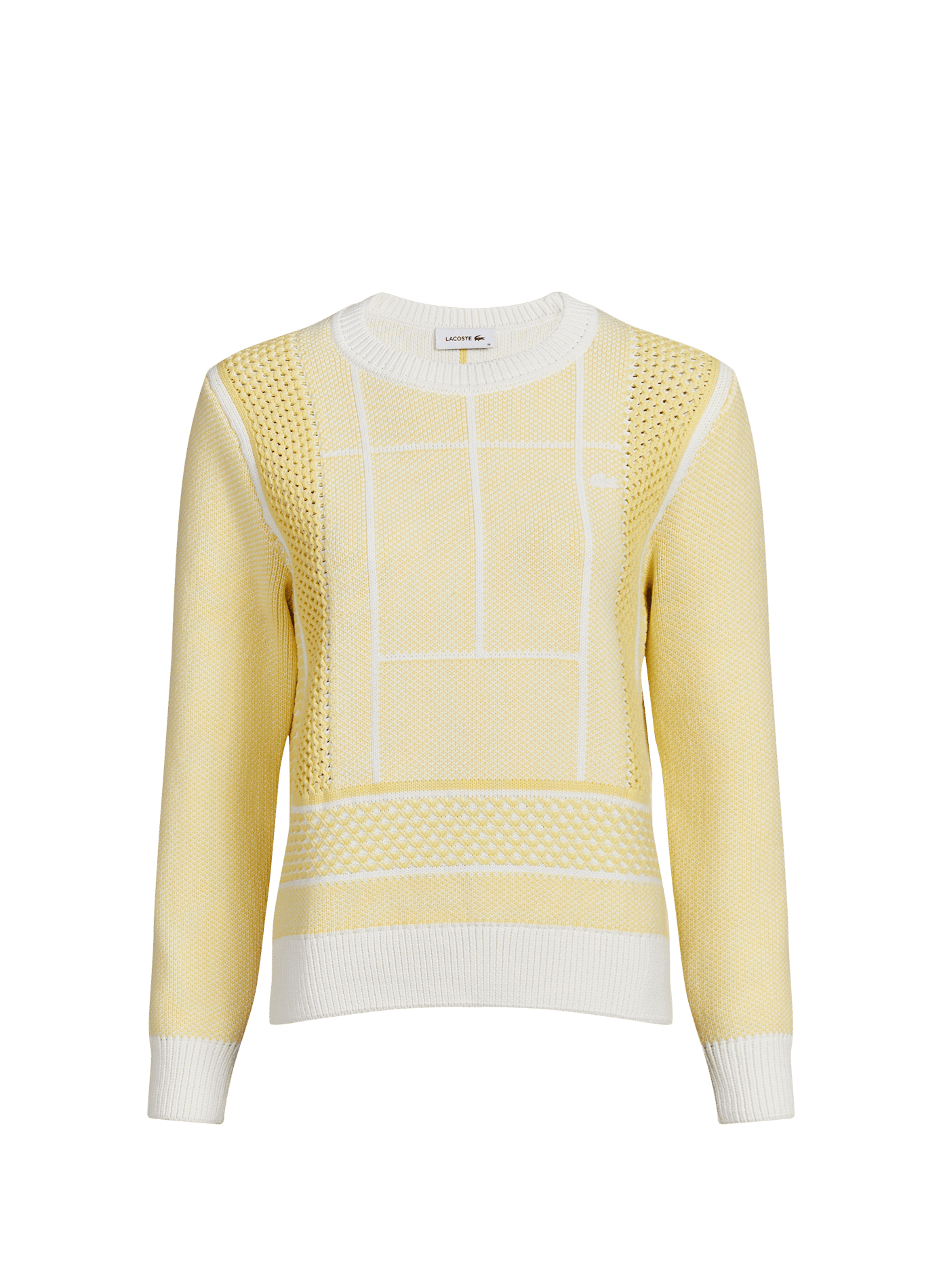 Short tennis jacquard in cotton LACOSTE Yellow