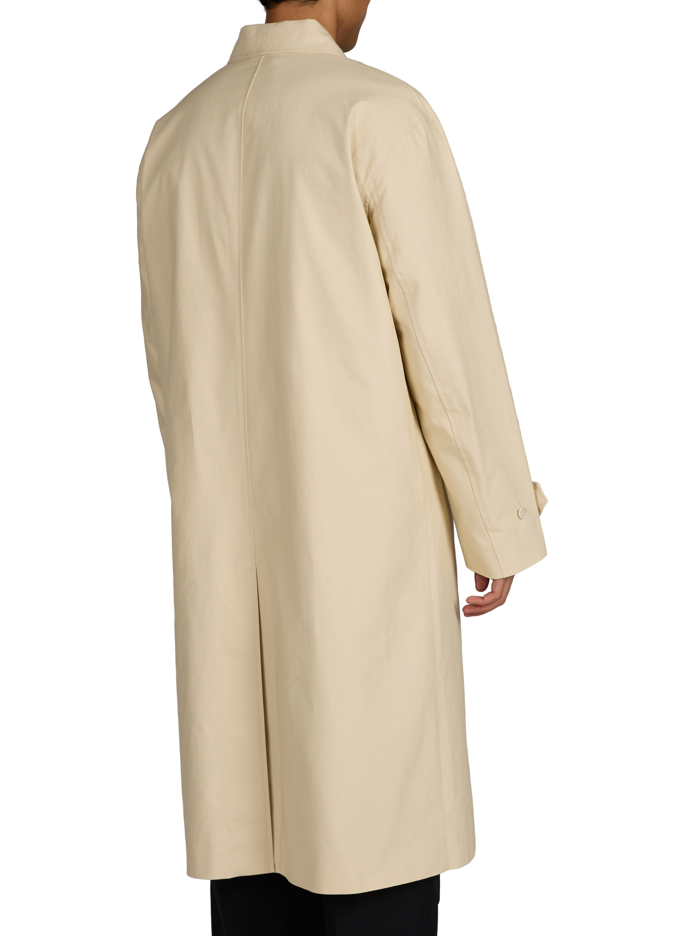 Long organic cotton coat NN.07 Beige