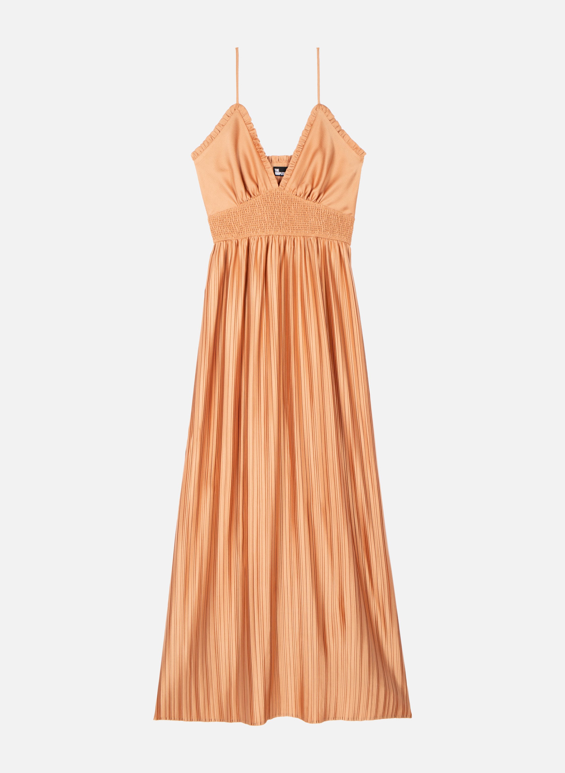 Robe longue plissée THE KOOPLES Orange