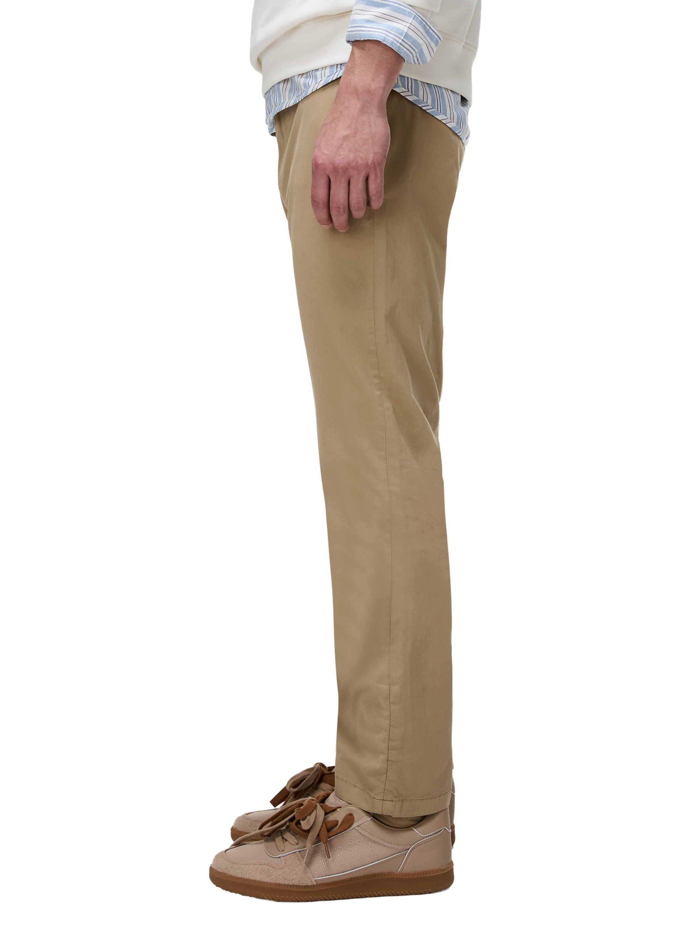 Pantalon en coton NAPAPIJRI Beige