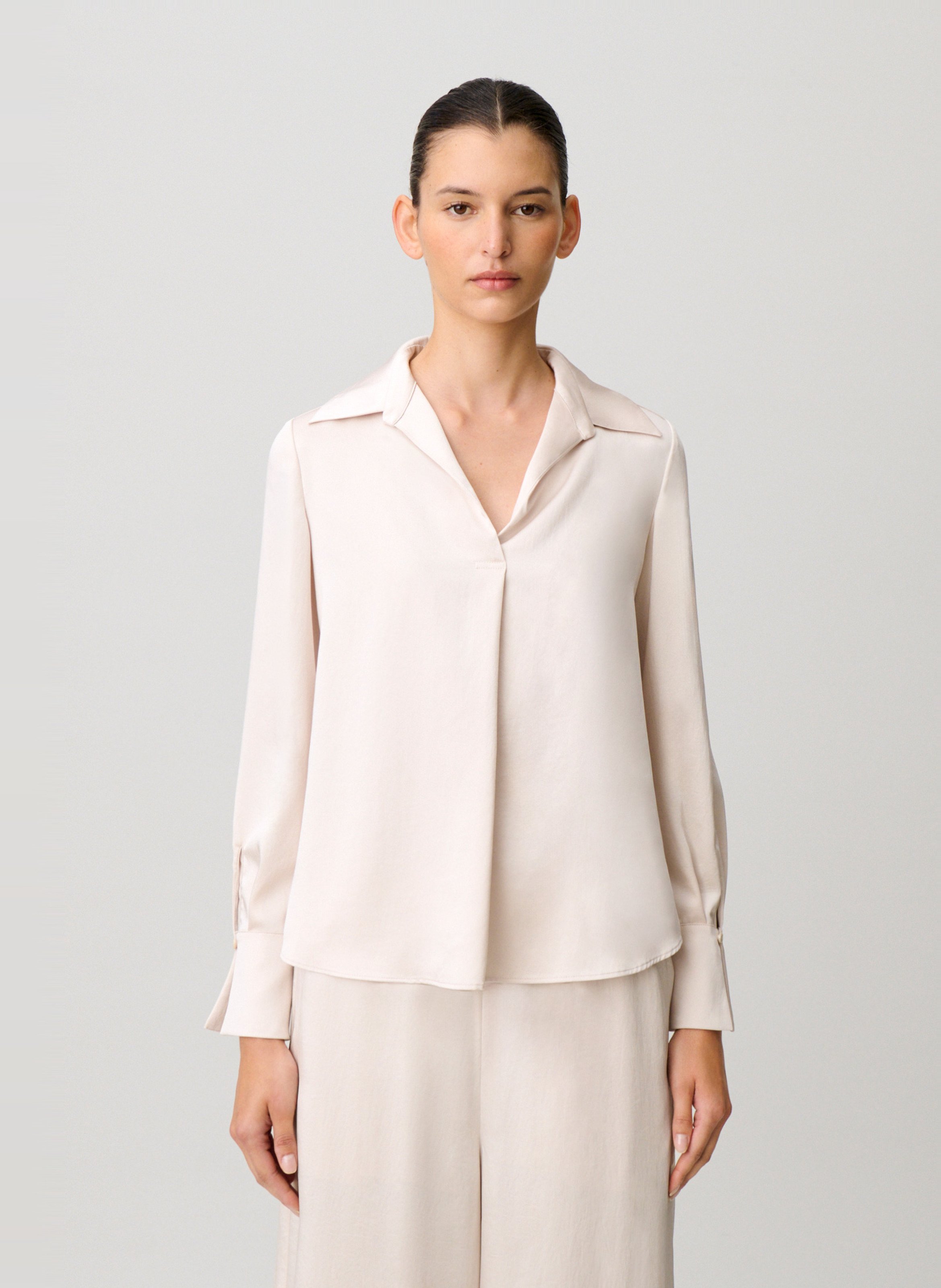 Blouse col classique CLAUDIE PIERLOT Blanc