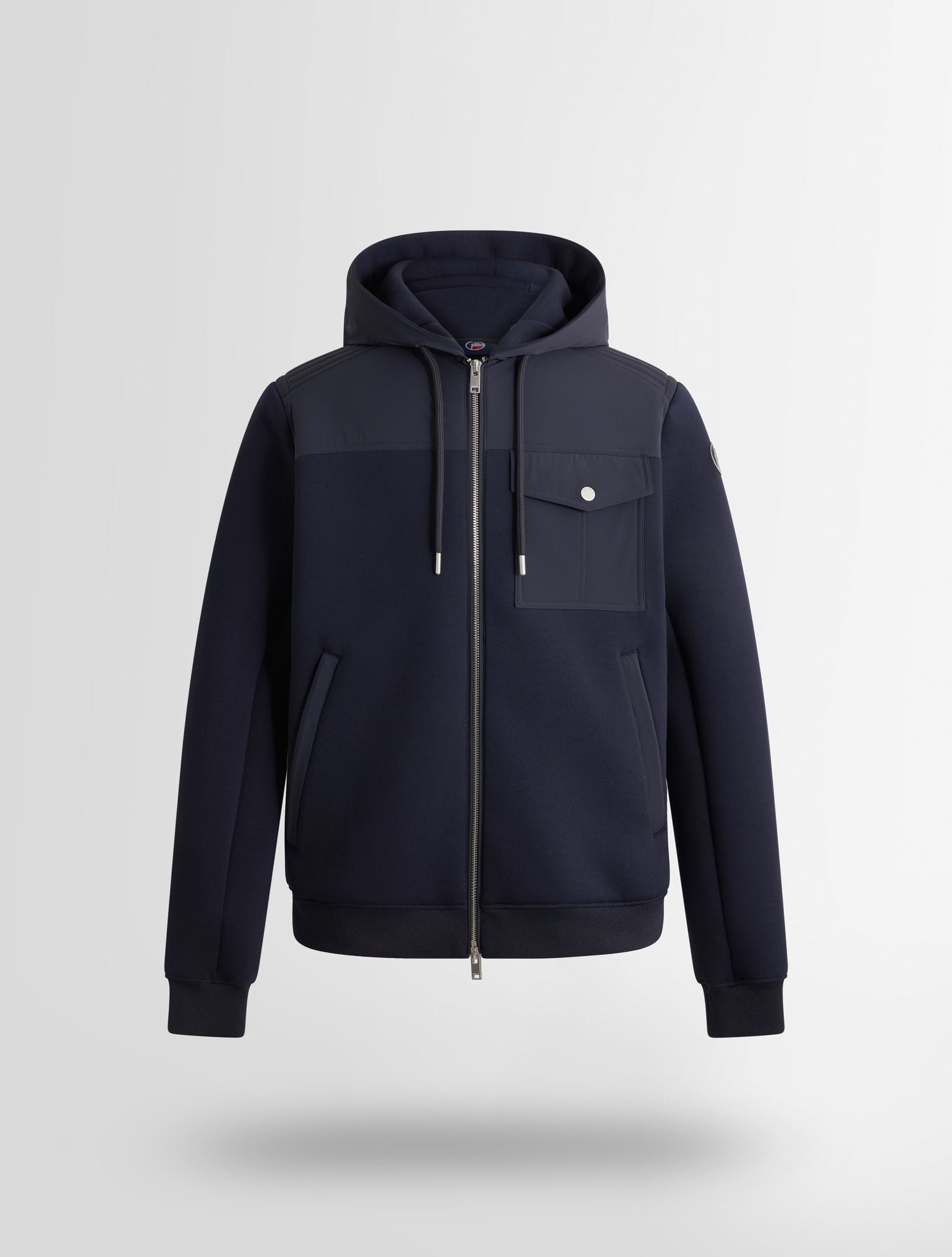 Blouson cimarag col capuche coupe regular FUSALP Bleu