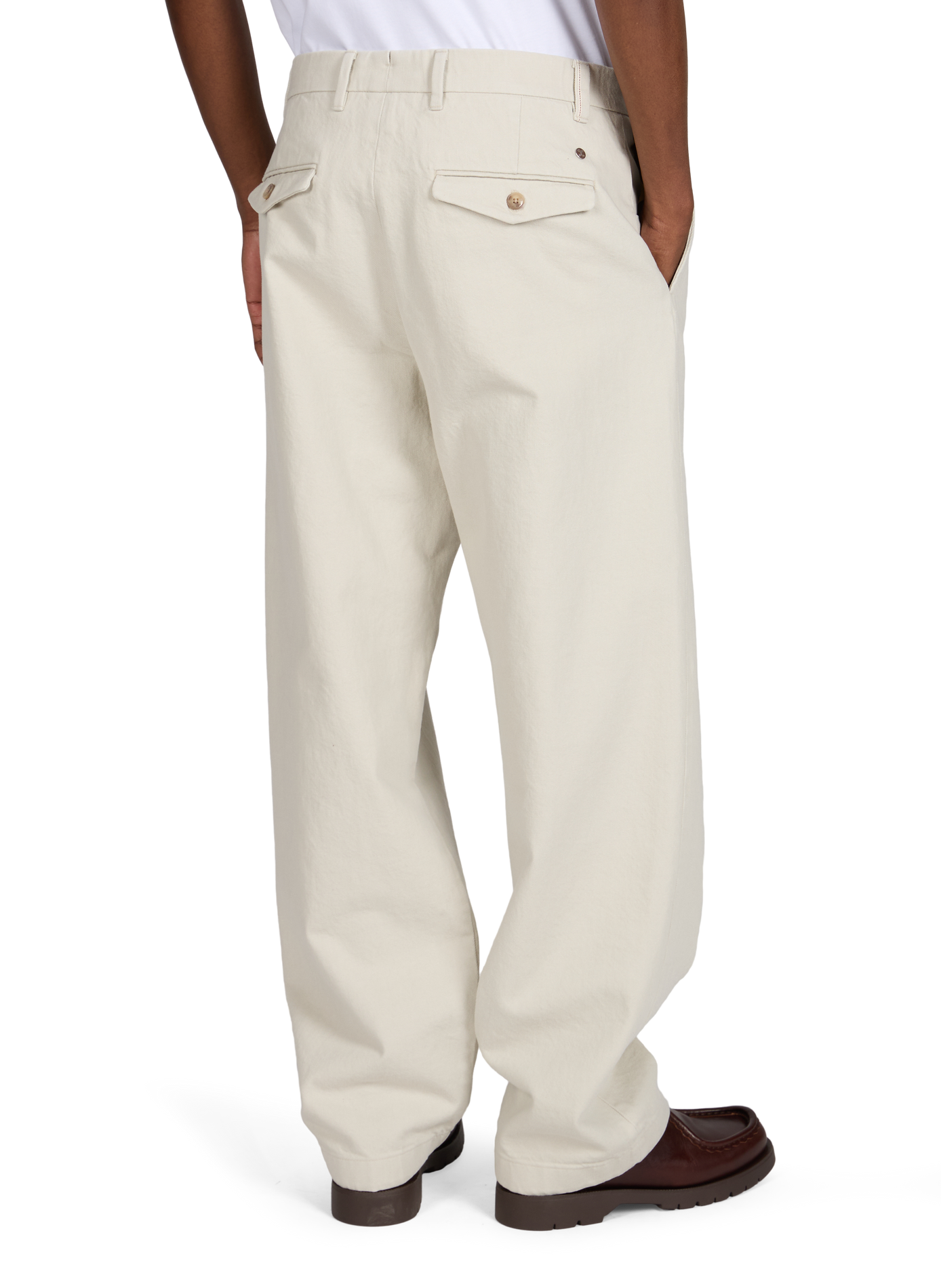 Straight cotton trousers CLOSED Grey