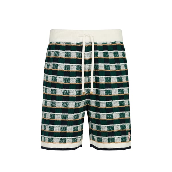 Short Mosaic en maille en coton Short Mosaic en maille en coton