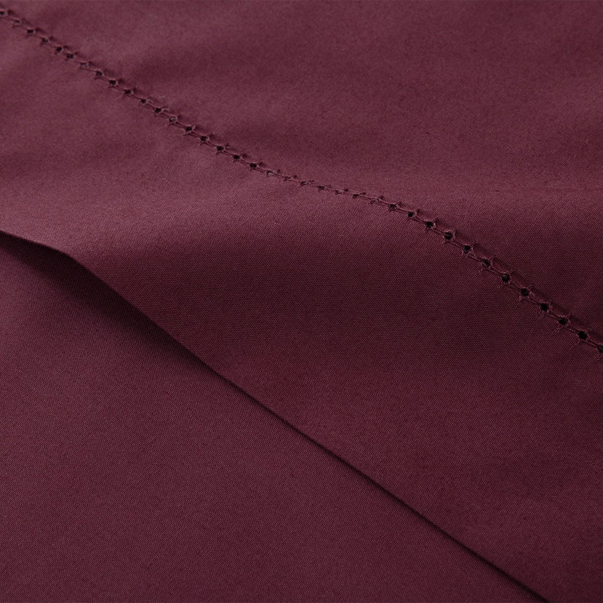 Drap plat en percale de coton, alcove DESFORGES Violet