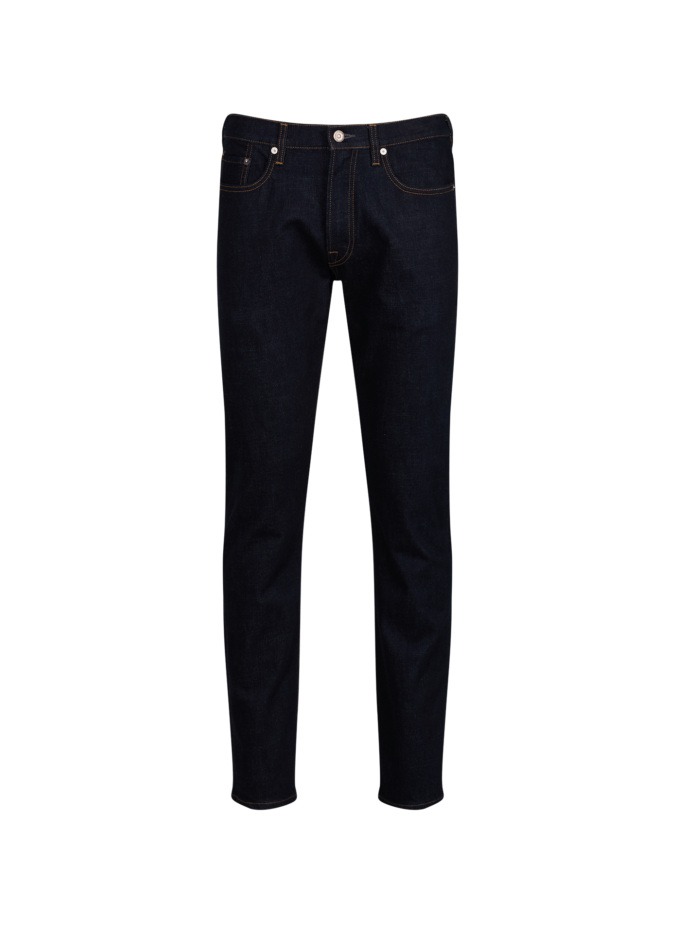 Raw slim fit mixed cotton jeans PAUL SMITH Blue