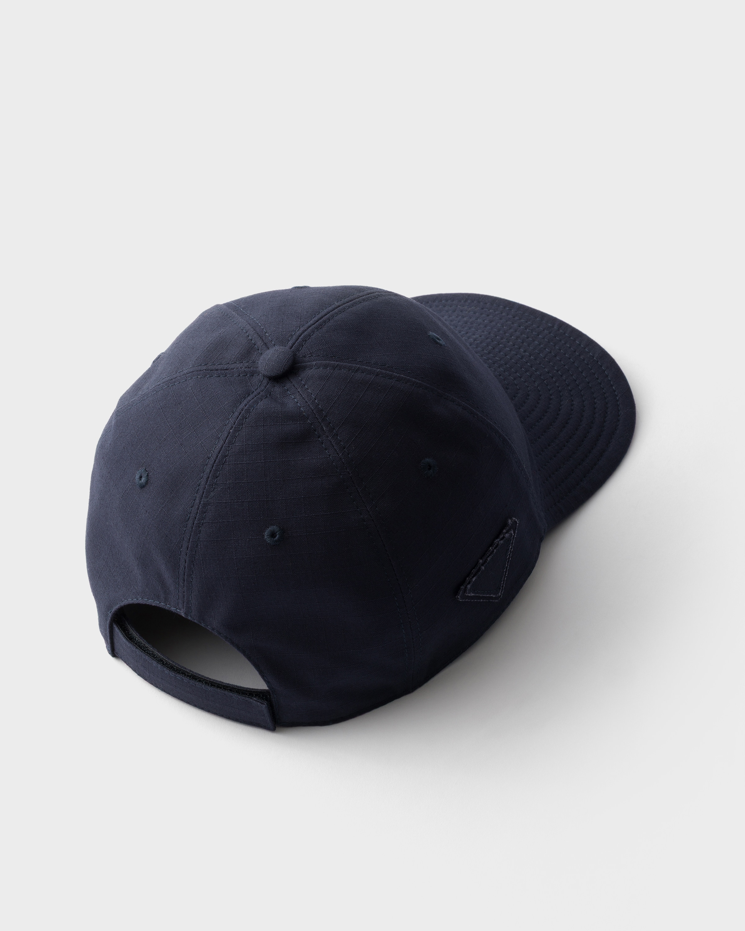 Casquette de baseball en tissu technique PRADA Bleu