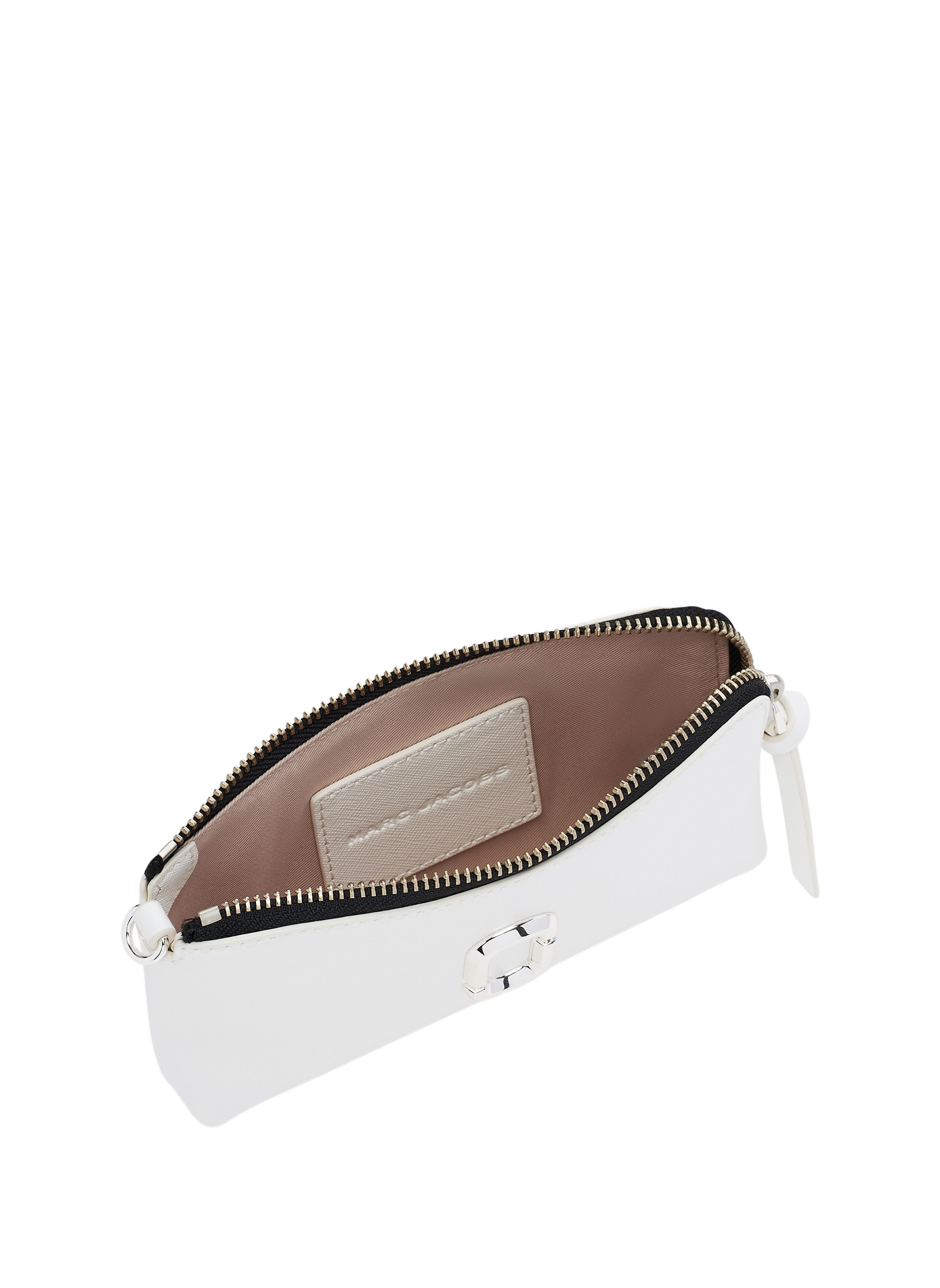 Die Snapshot Clutch aus Leder MARC JACOBS Weiss