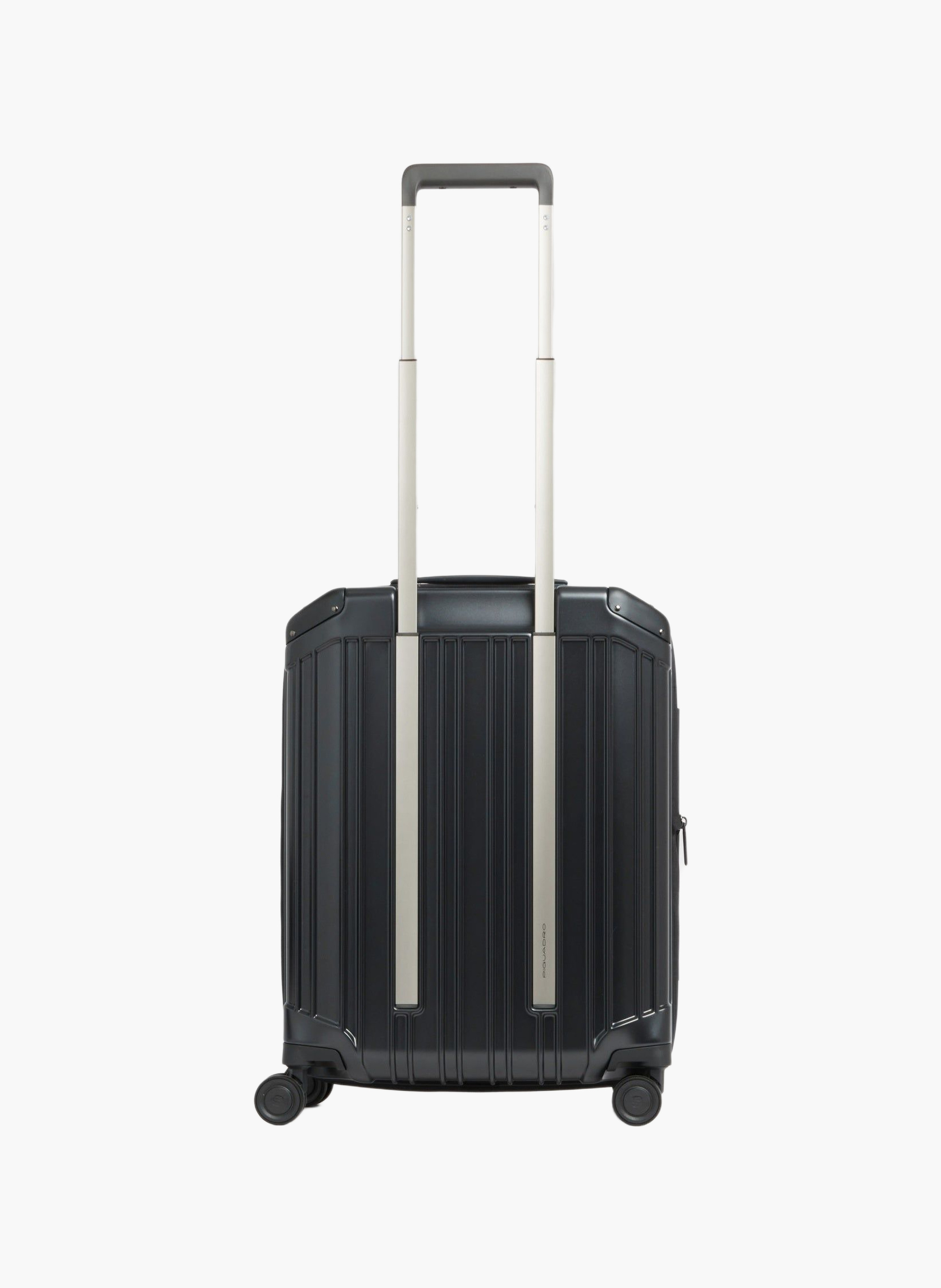 Valise cabine pour ordinateur avec deux ouvertures PIQUADRO Noir