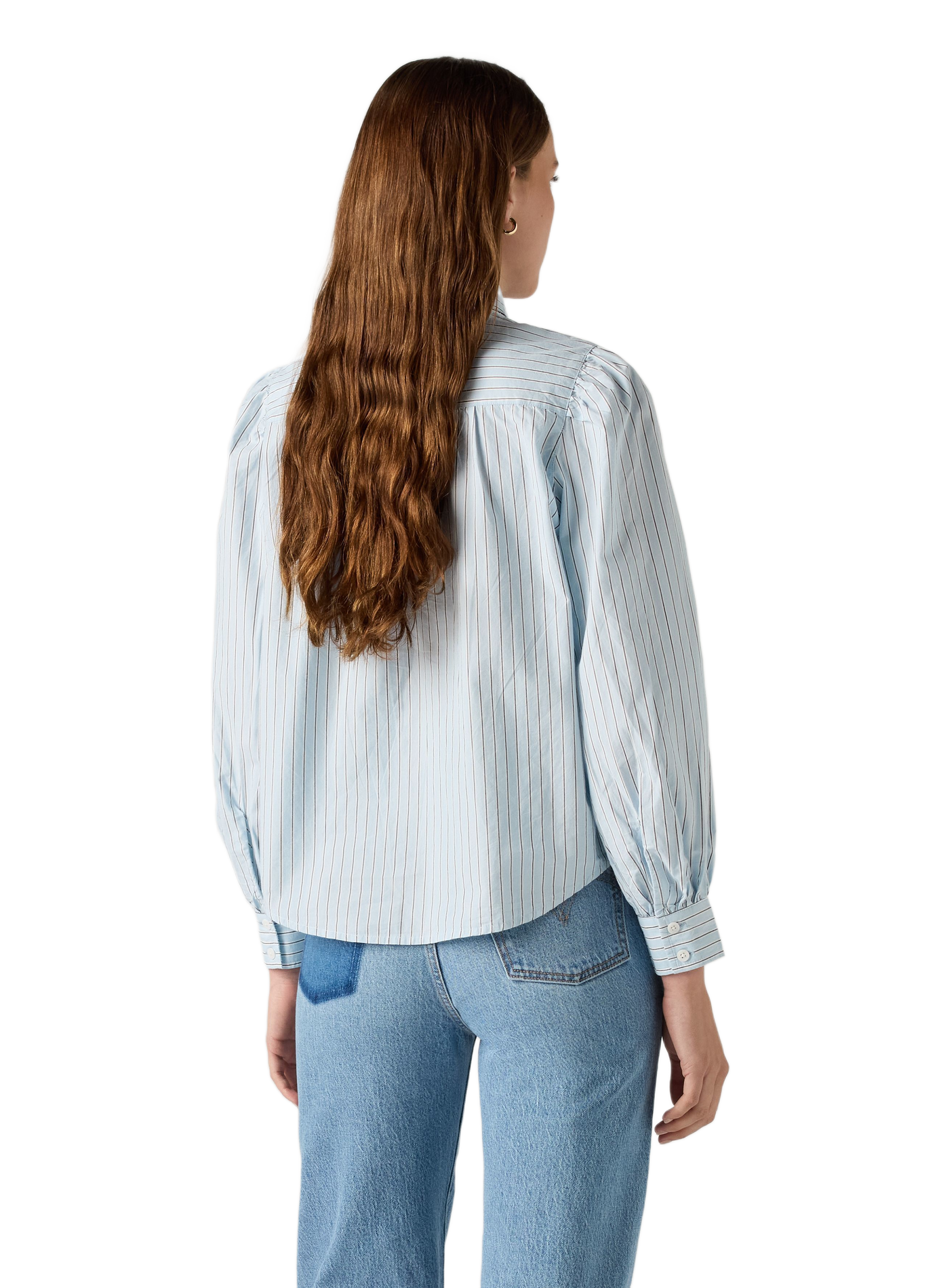 Cotton blouse with lavallière collar LEVI'S Blue