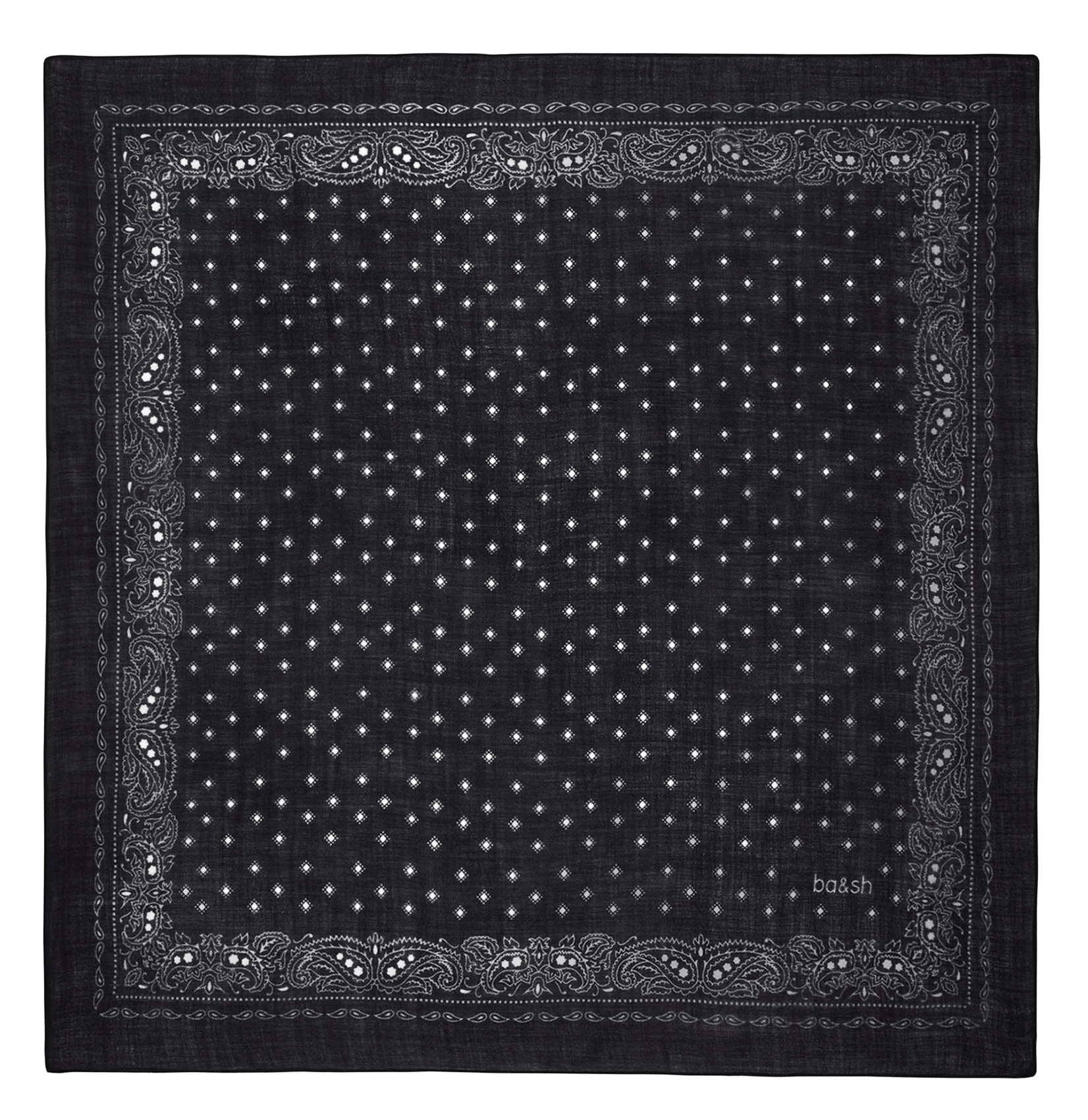 Foulard en laine mélangée fary BA&SH Gris