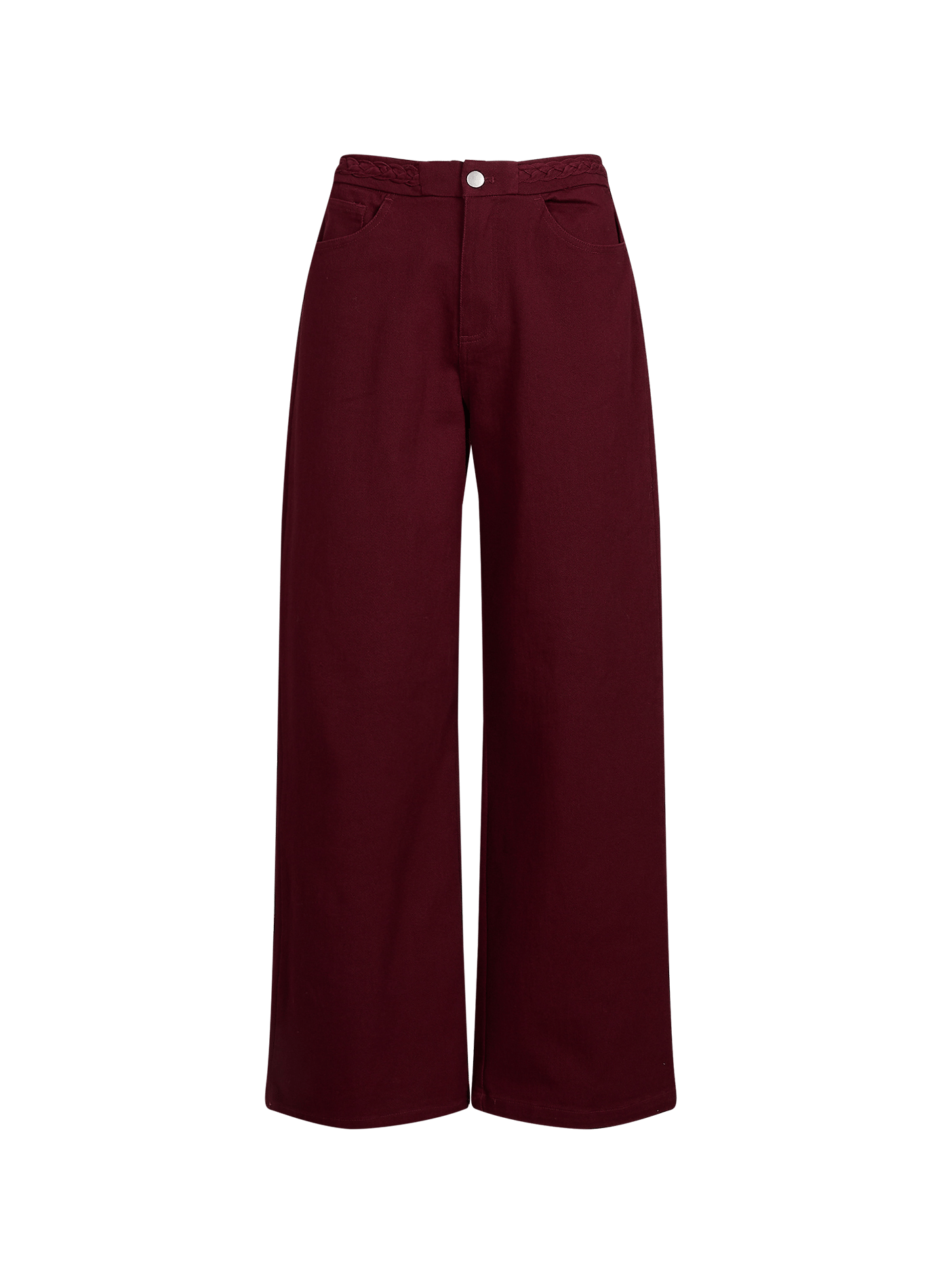 Wide cotton jeans  VILA Red