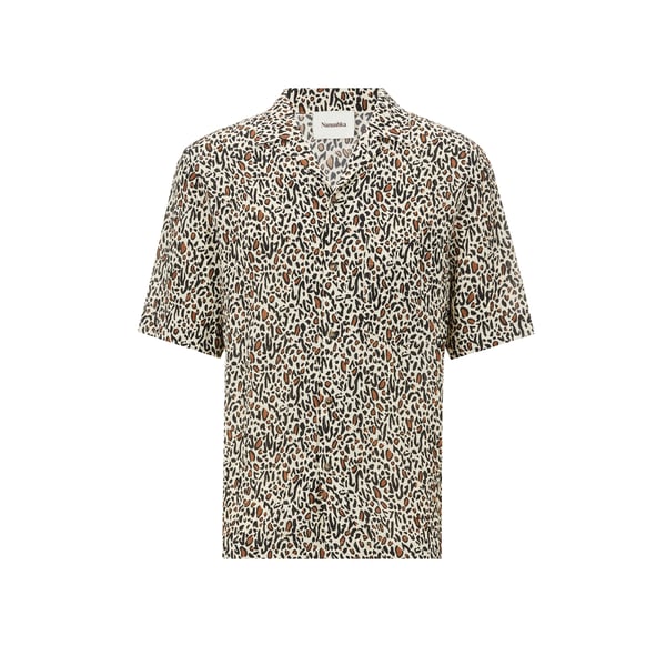 Chemise Bodil à imprimé plissée