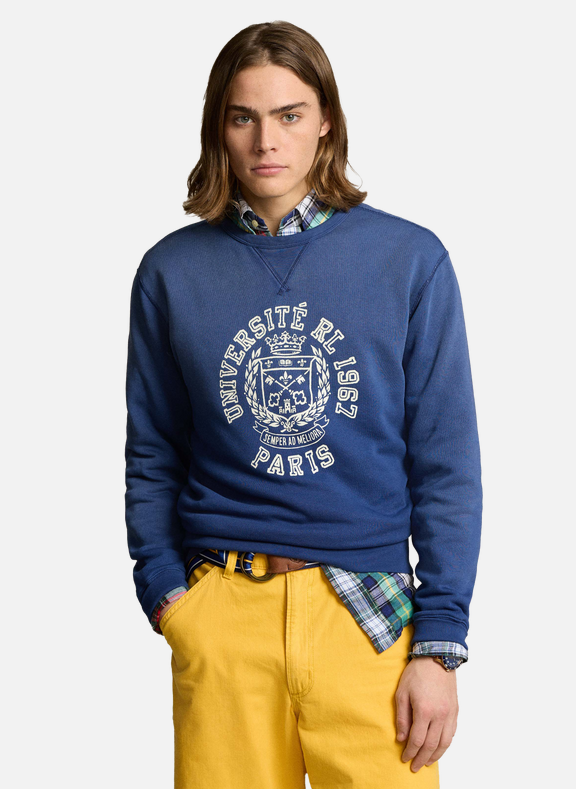 POLO RALPH LAUREN Cotton sweatshirt Blue