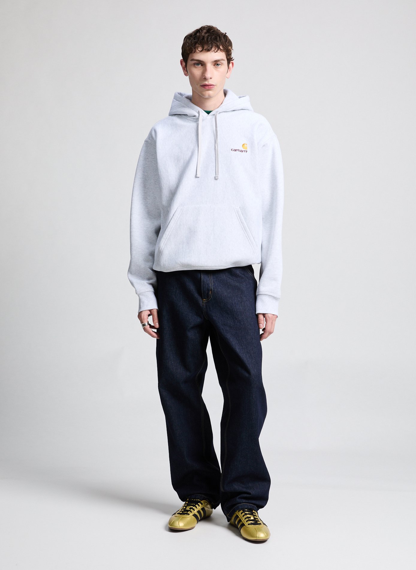 Cotton hoodie CARHARTT WIP Grey