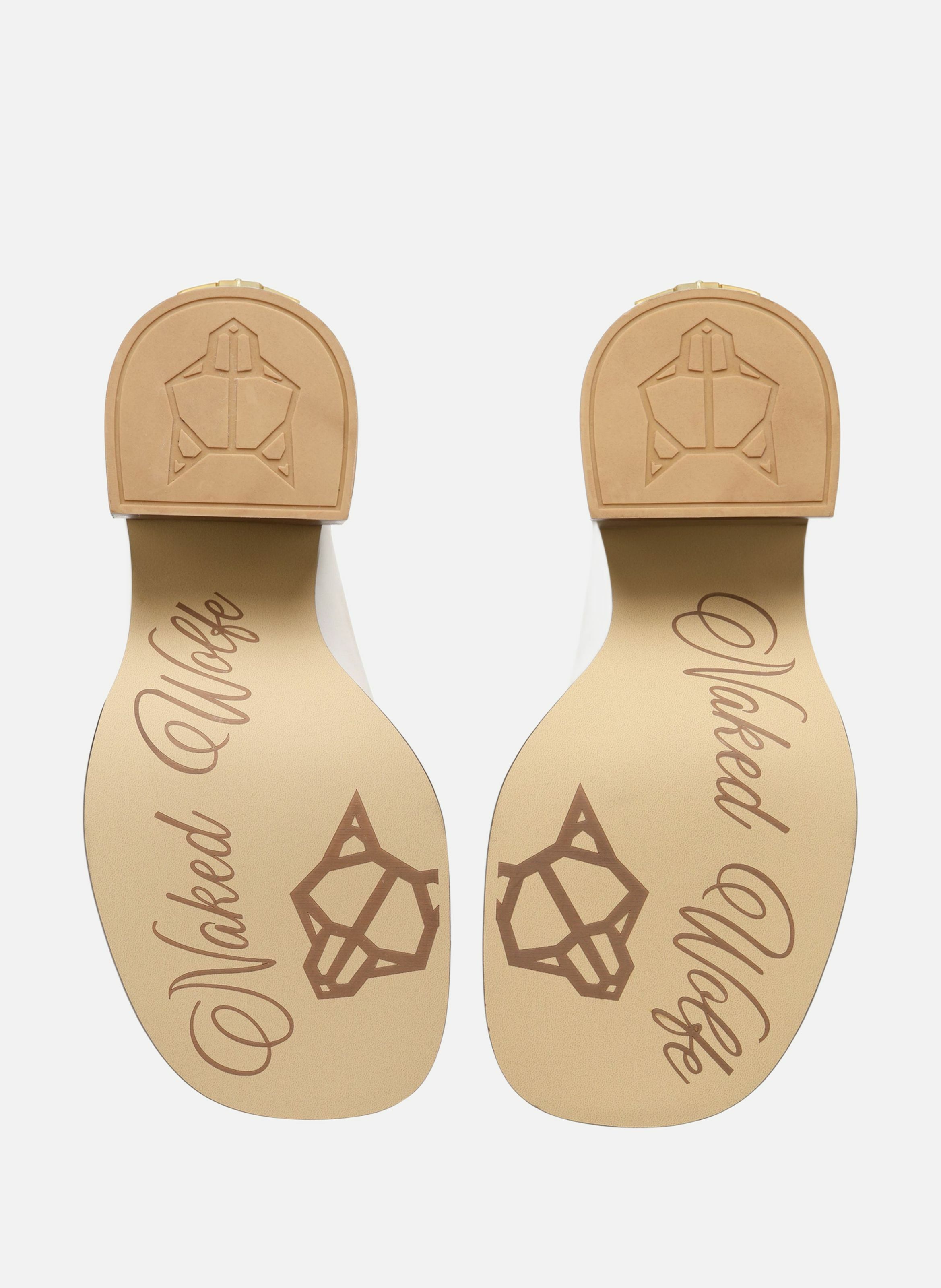 Mules nova NAKED WOLFE Blanc