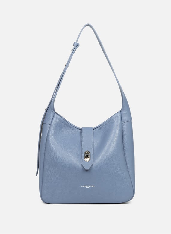 M bucket bag - Top Double | Blue by LANCASTER M bucket bag - Top Double Blue