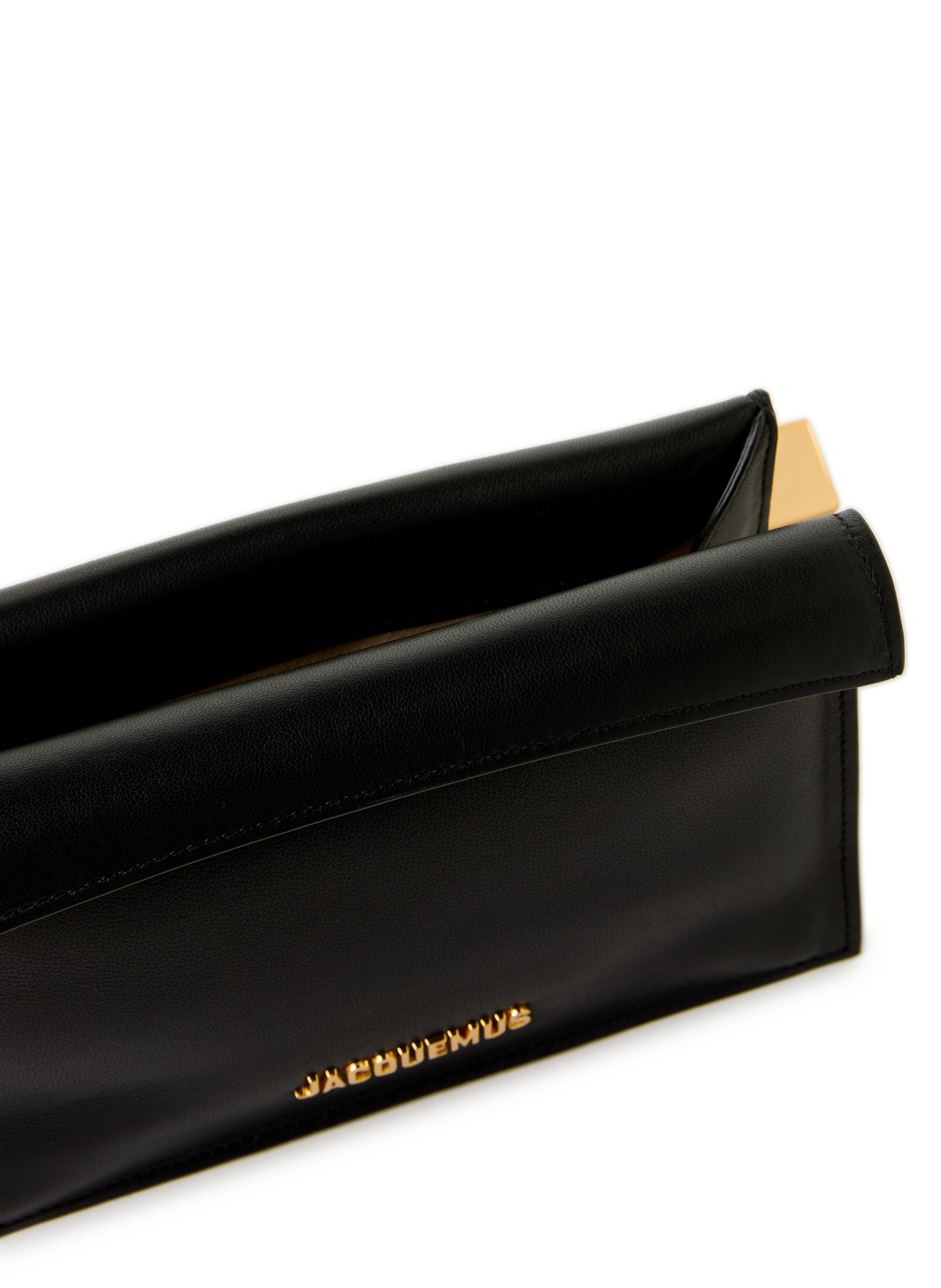 La petite pochette Rond Carré JACQUEMUS Noir