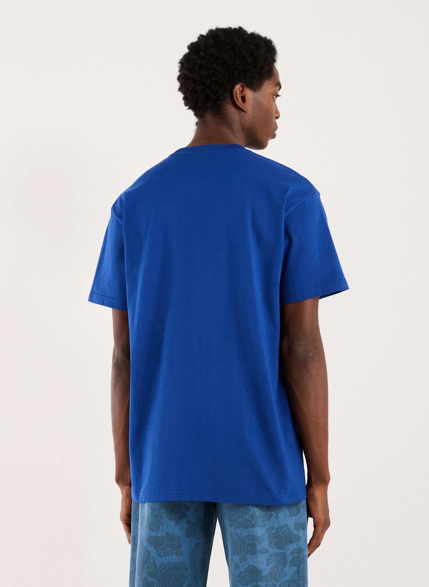 Oversized cotton T-shirt CARHARTT WIP Blue