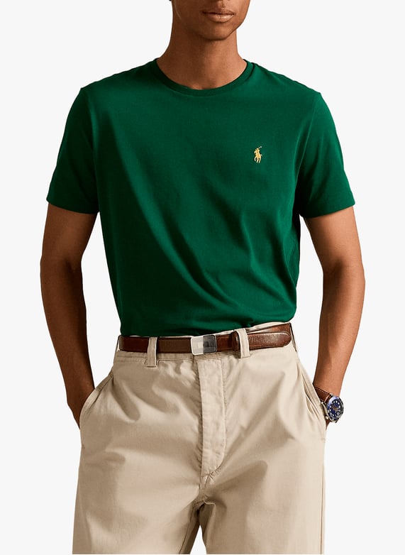 Classic Cotton T-Shirt | Green by POLO RALPH LAUREN Classic Cotton T-Shirt Green