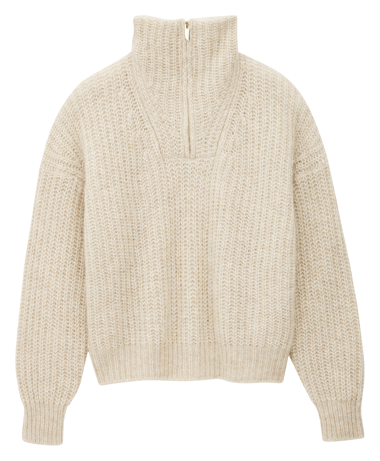 Pull col camionneur en laine mélangée beltane BA&SH Beige