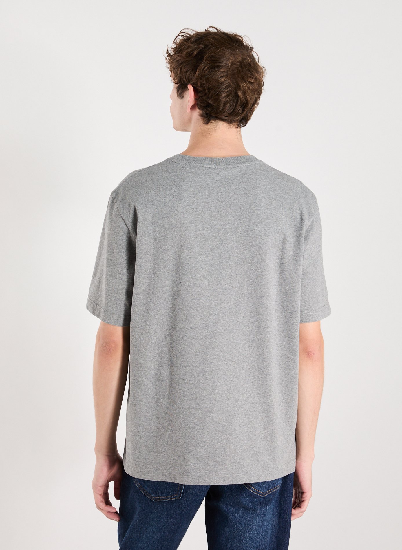 Cotton T-shirt Grey Fox Comfort MAISON KITSUNÉ Grey