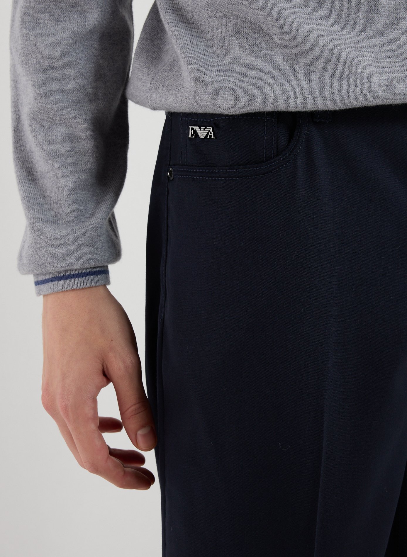 Night blue trousers - The Air Uniform EMPORIO ARMANI Blue