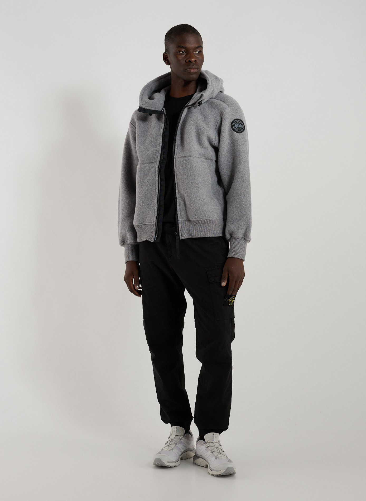 Veste polaire Chilliwack Black CANADA GOOSE Gris