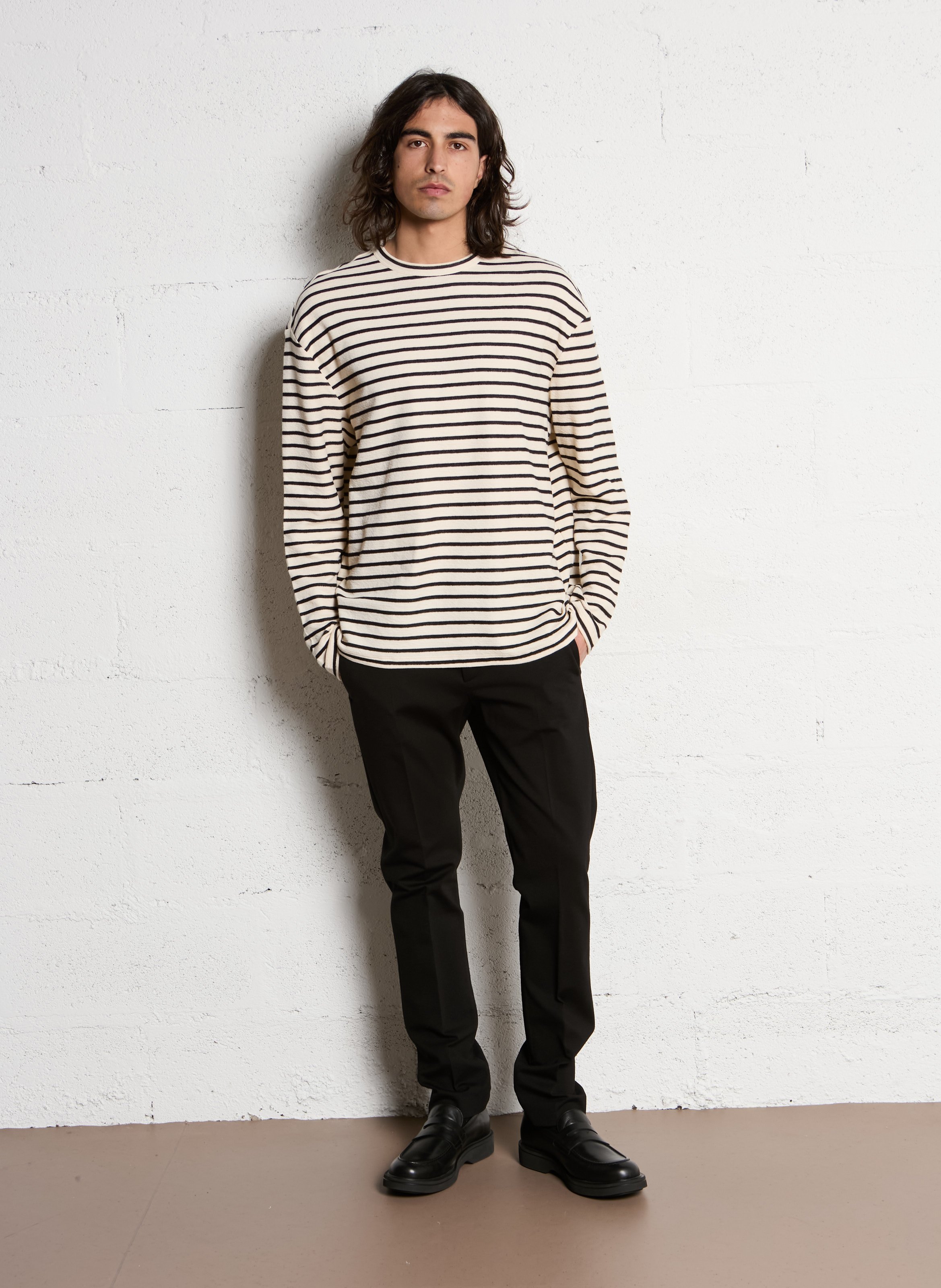 Pantalon de tailleur slim IKKS Noir