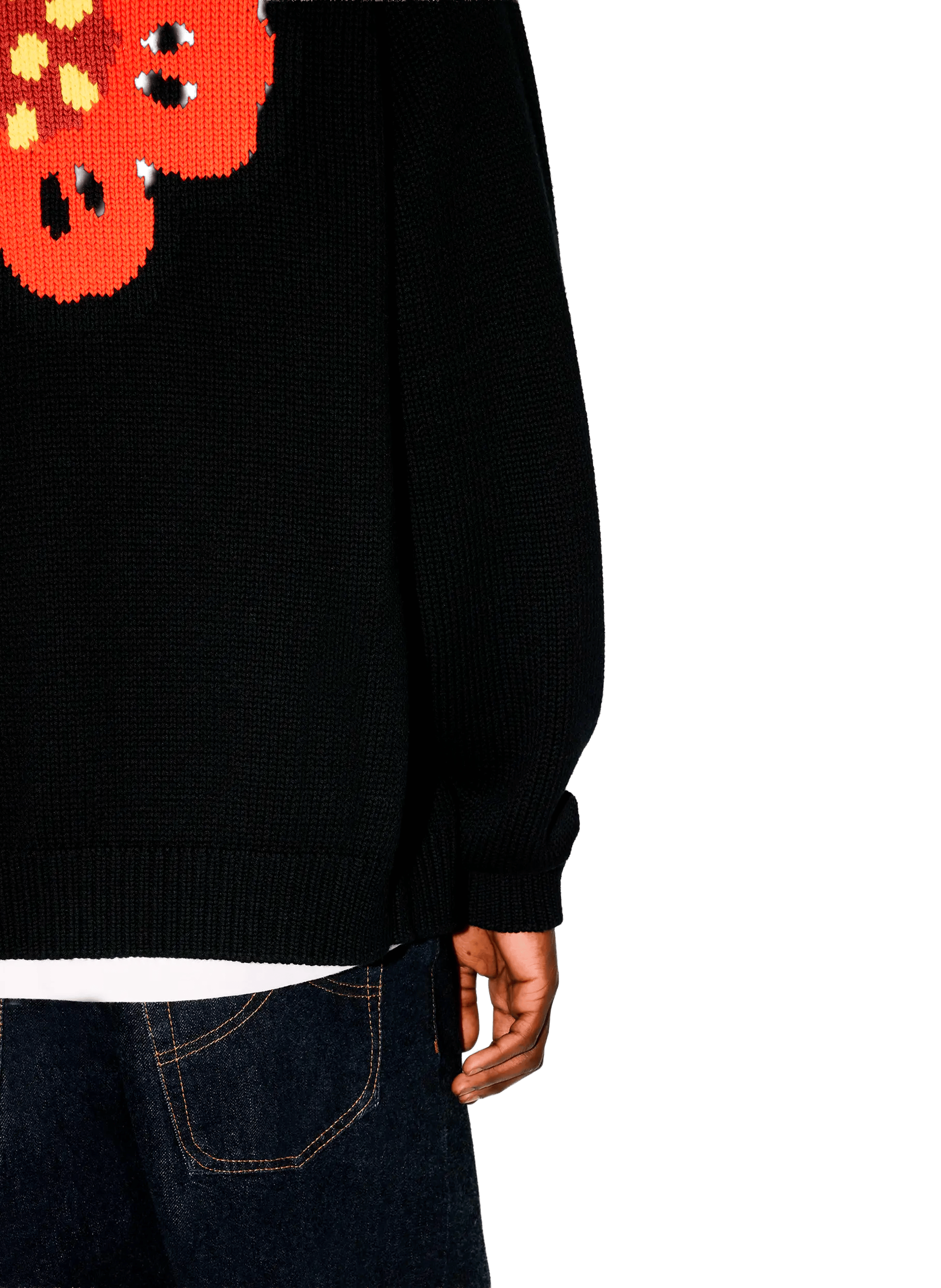 Wool blend Cardigan KENZO Black