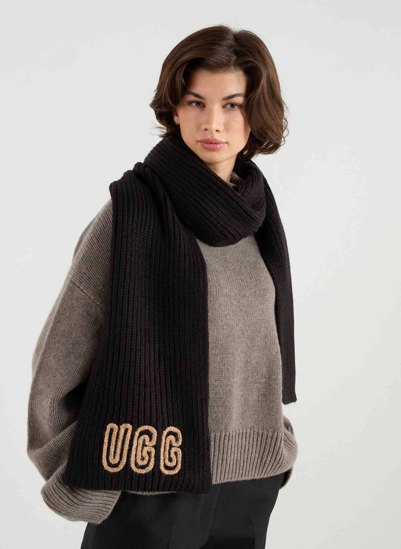 Head band côtelé UGG Noir