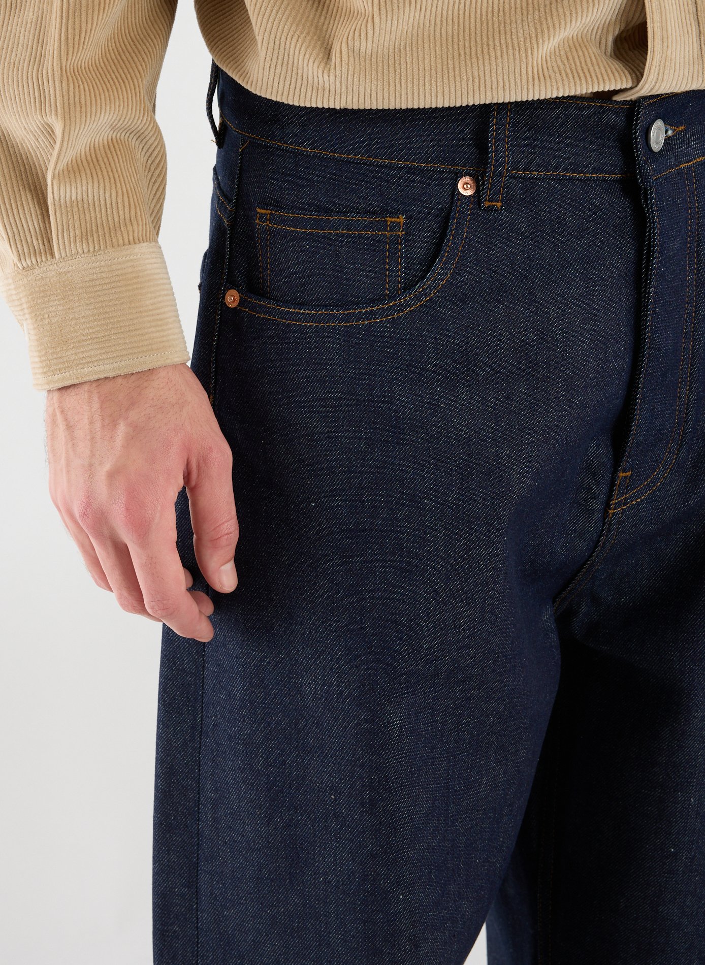 Jean oversize en coton biologique DROLE DE MONSIEUR Bleu