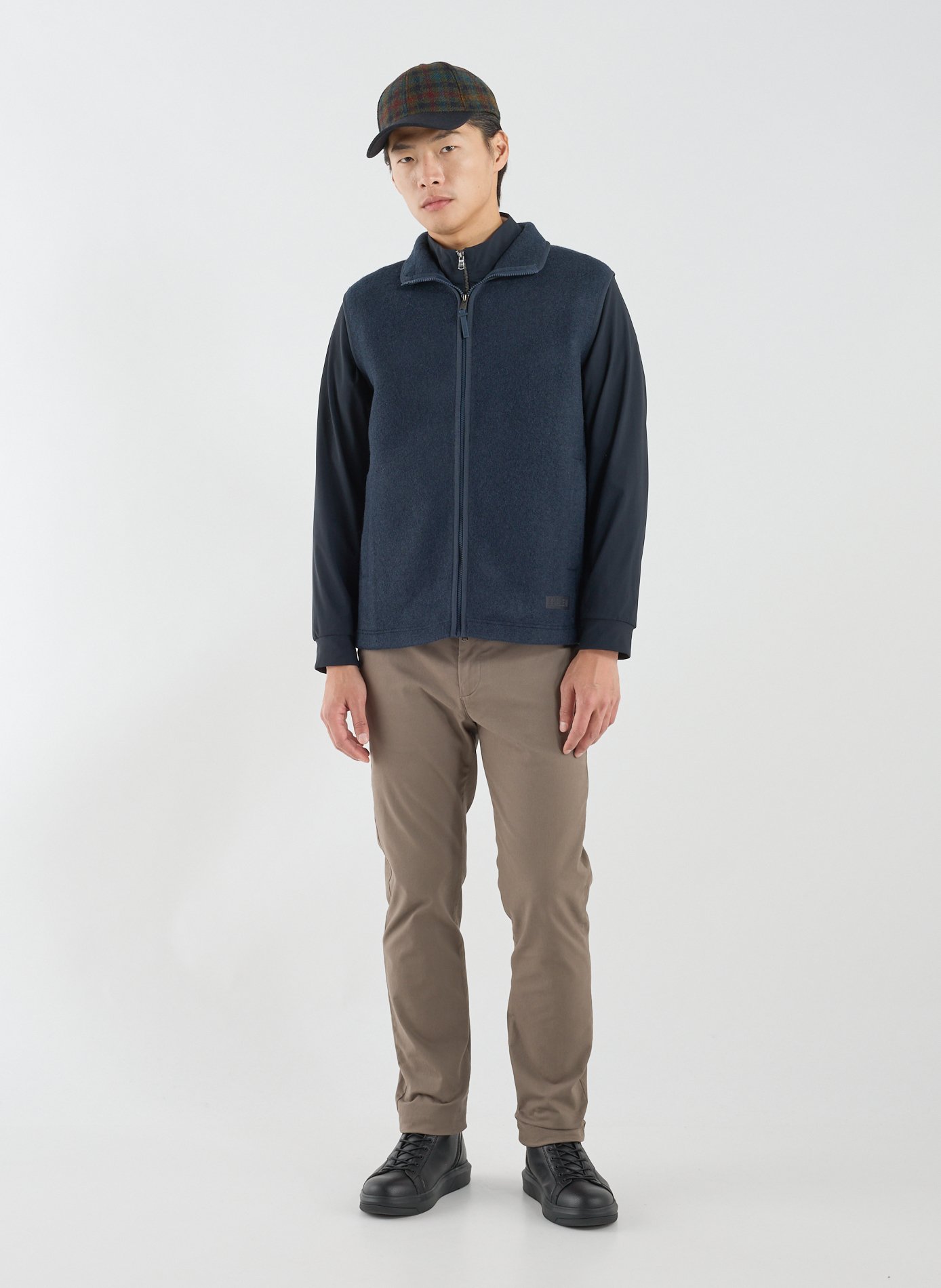 Doudoune sans manches à col montant AIGLE Bleu