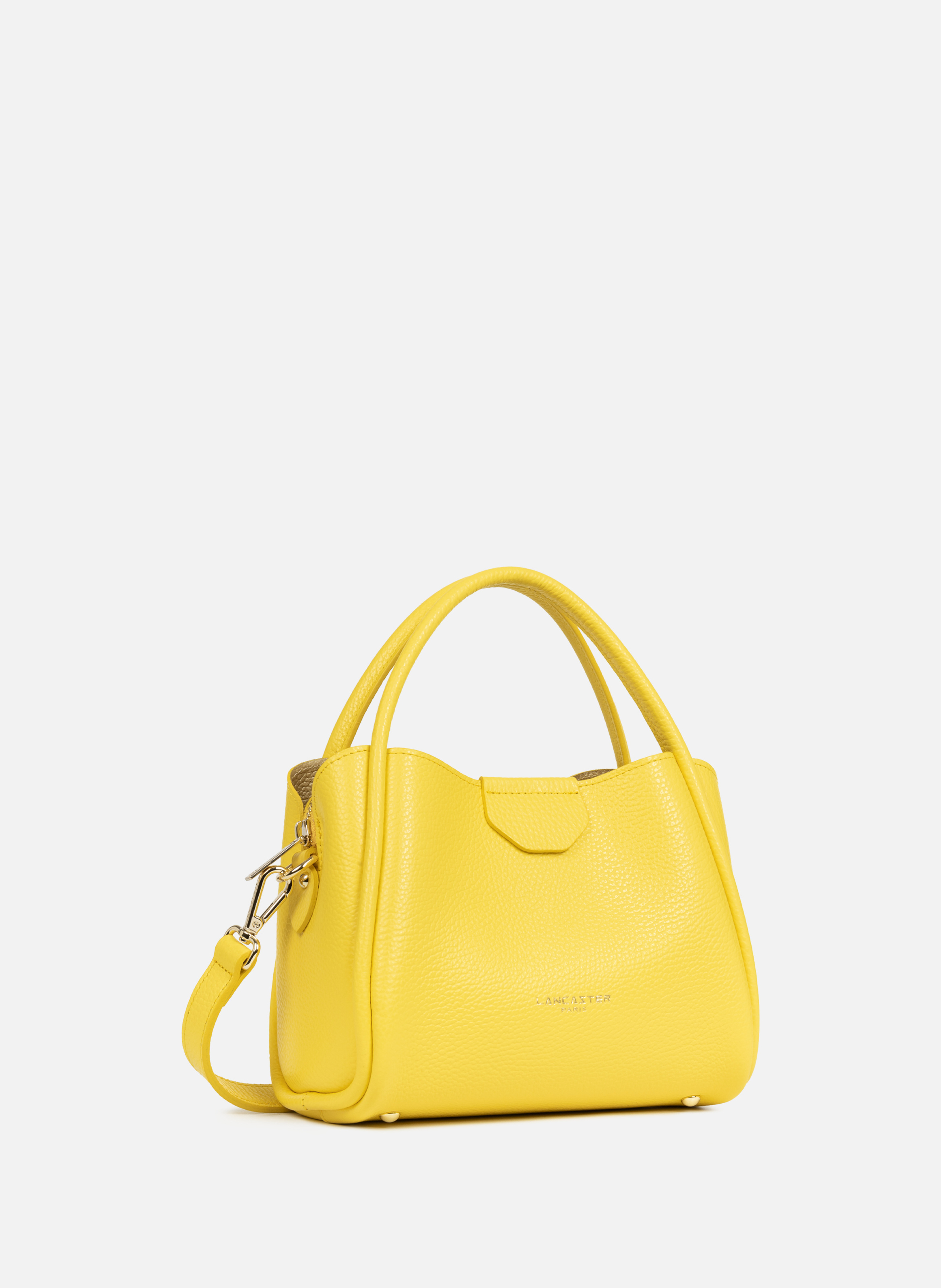 Small handbag - Ida Double LANCASTER Yellow