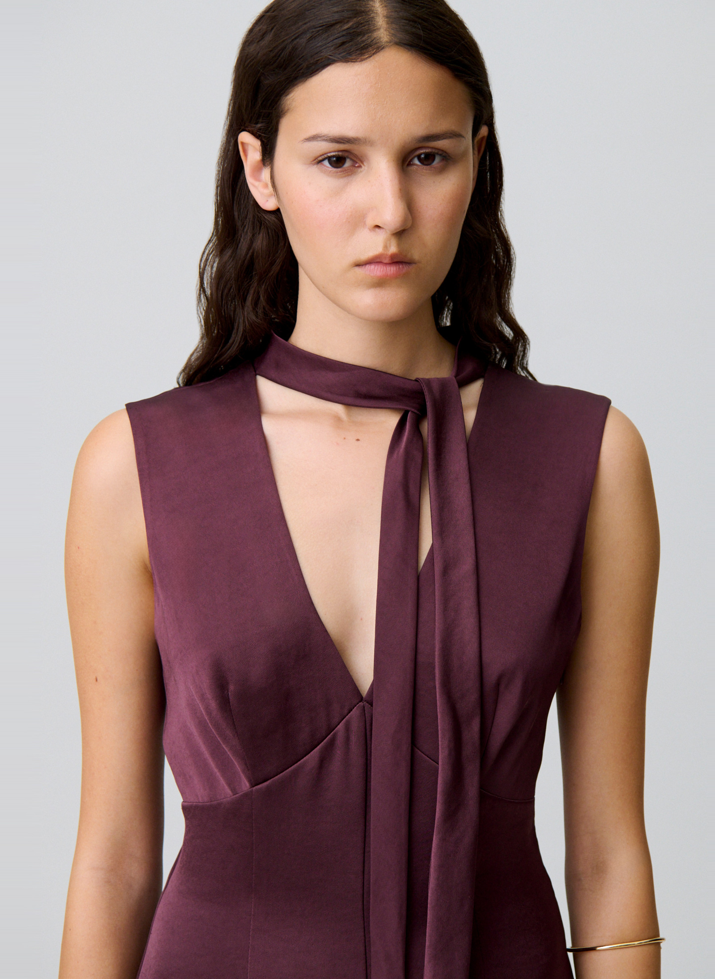 Combinaison col v jade CLAUDIE PIERLOT Violet