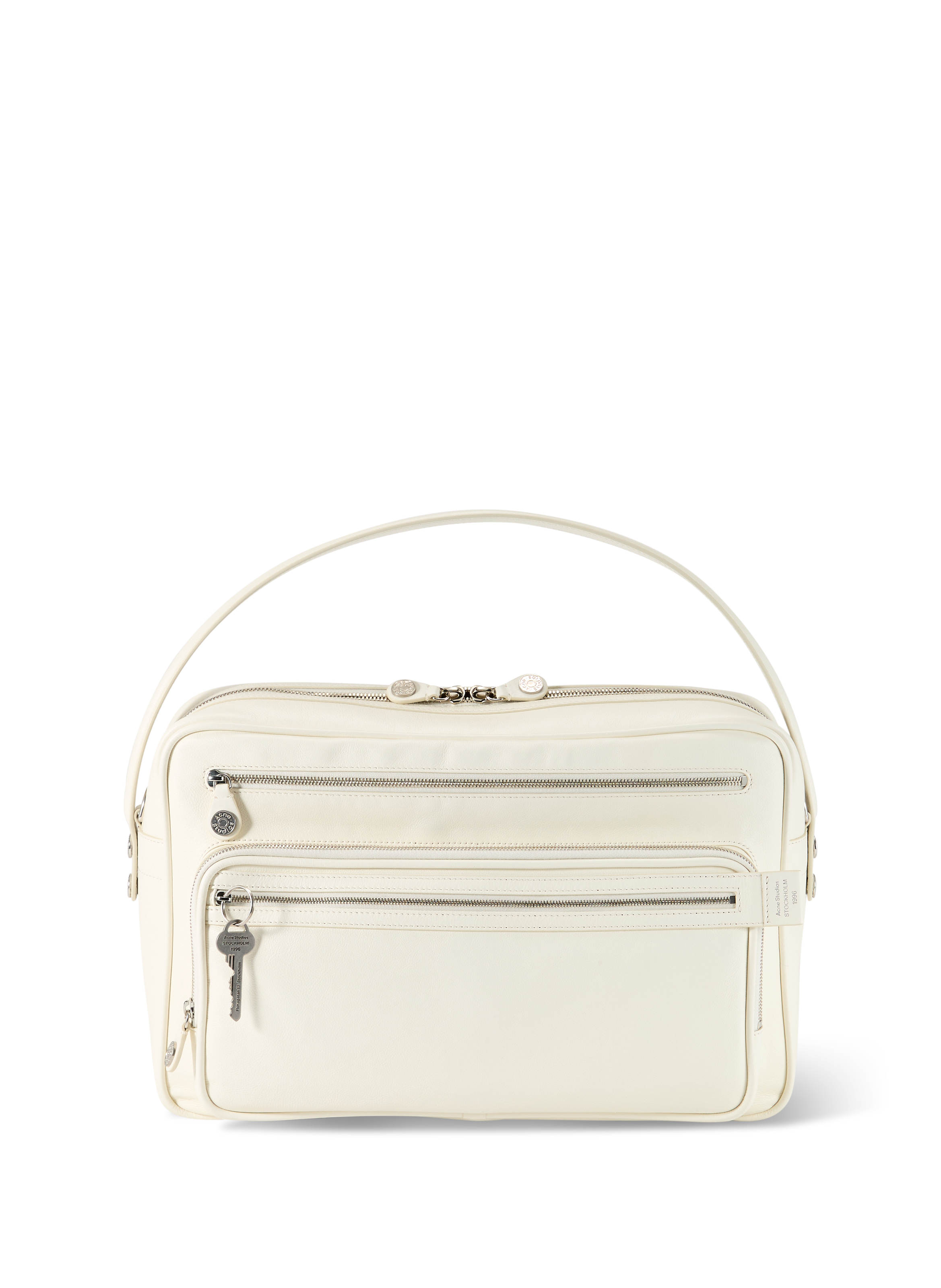 Sac à bandoulière Camero en cuir ACNE STUDIOS Blanc