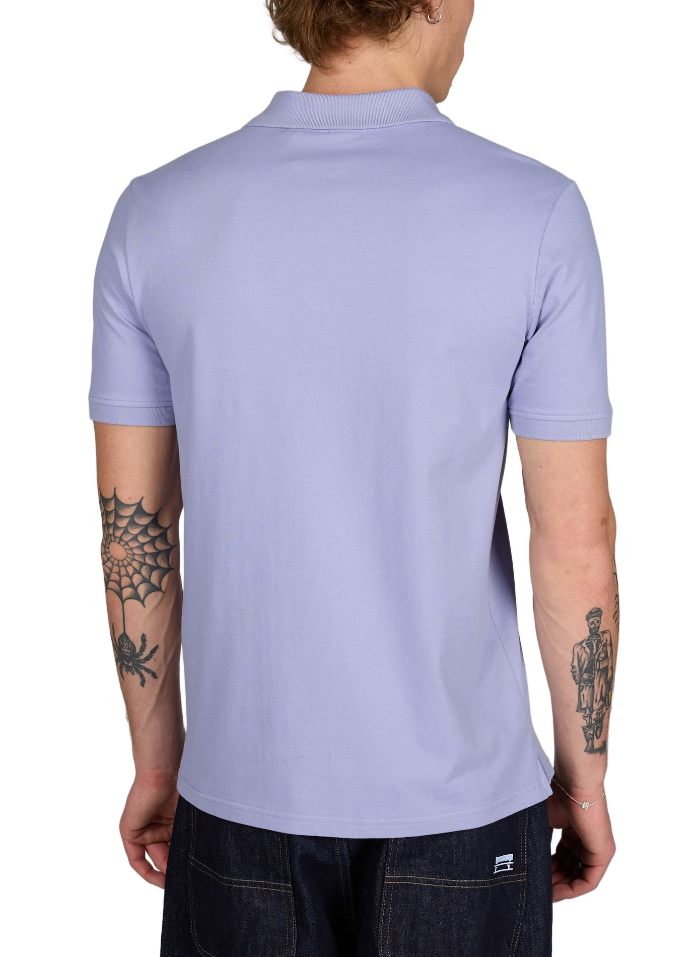 Polo shirt with logo LYLE & SCOTT Purple