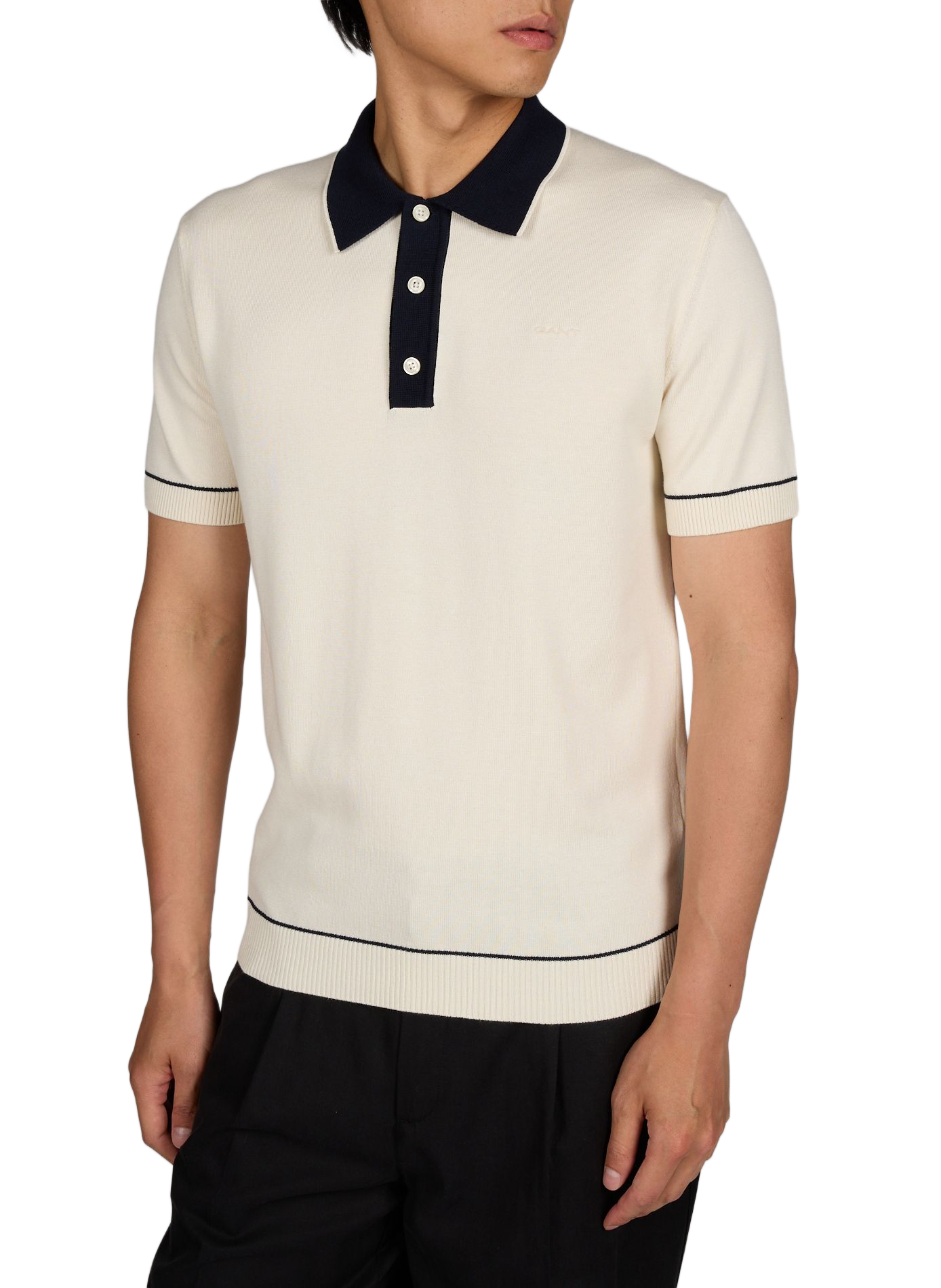 Polo manches courtes uni GANT Beige