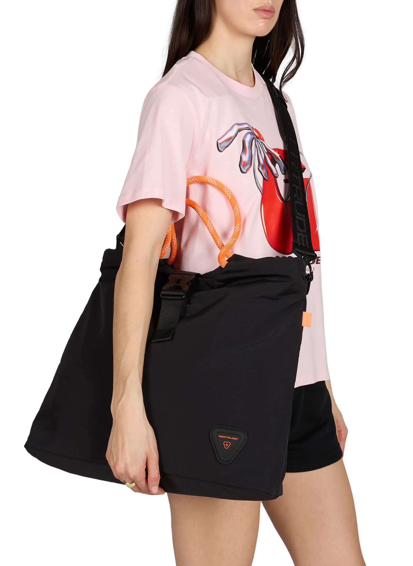 Sac cabas Tevy uni GERTRUDE ET GASTON Noir