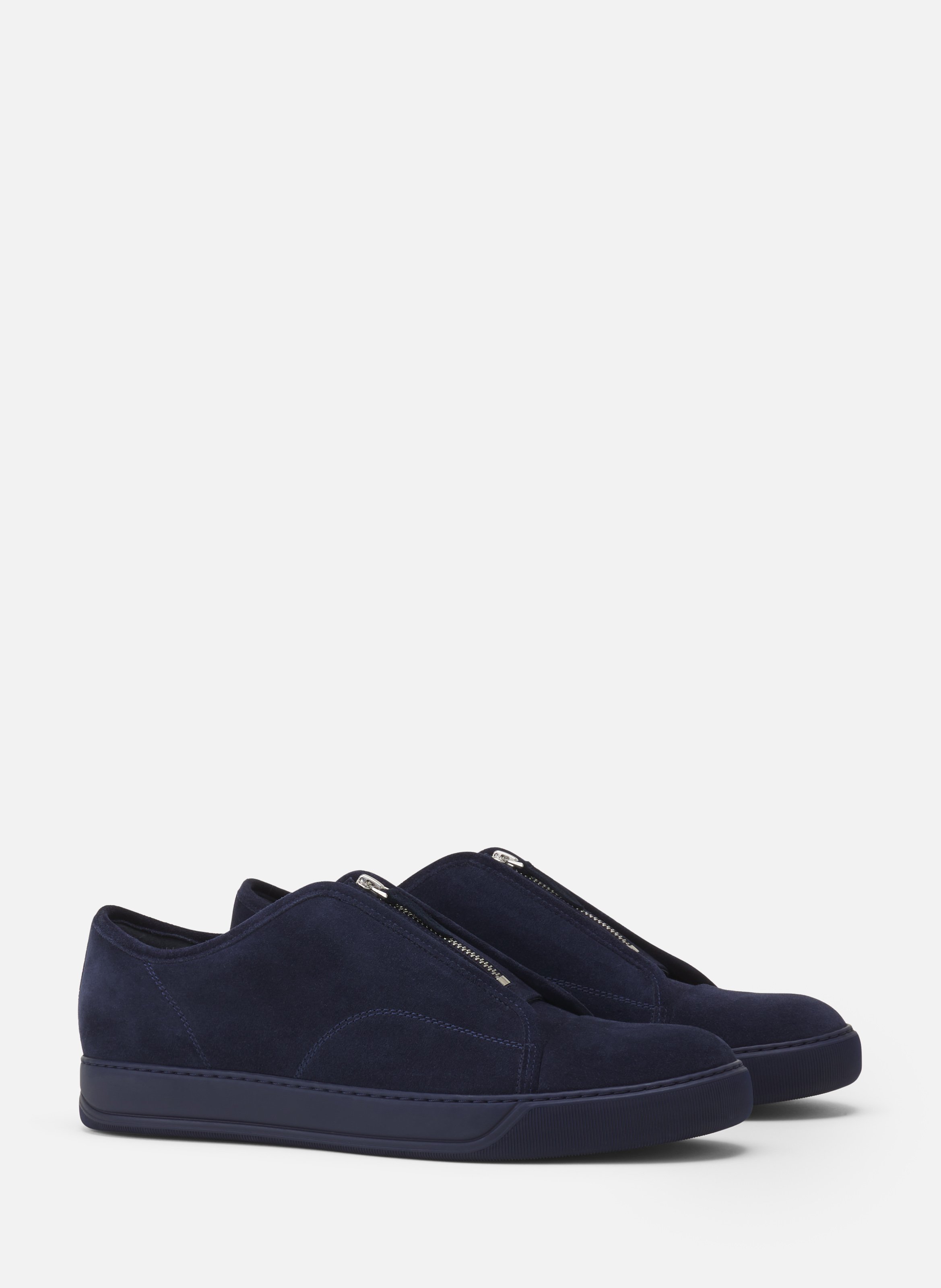 Sneakers dbb1 zip en suede LANVIN Bleu