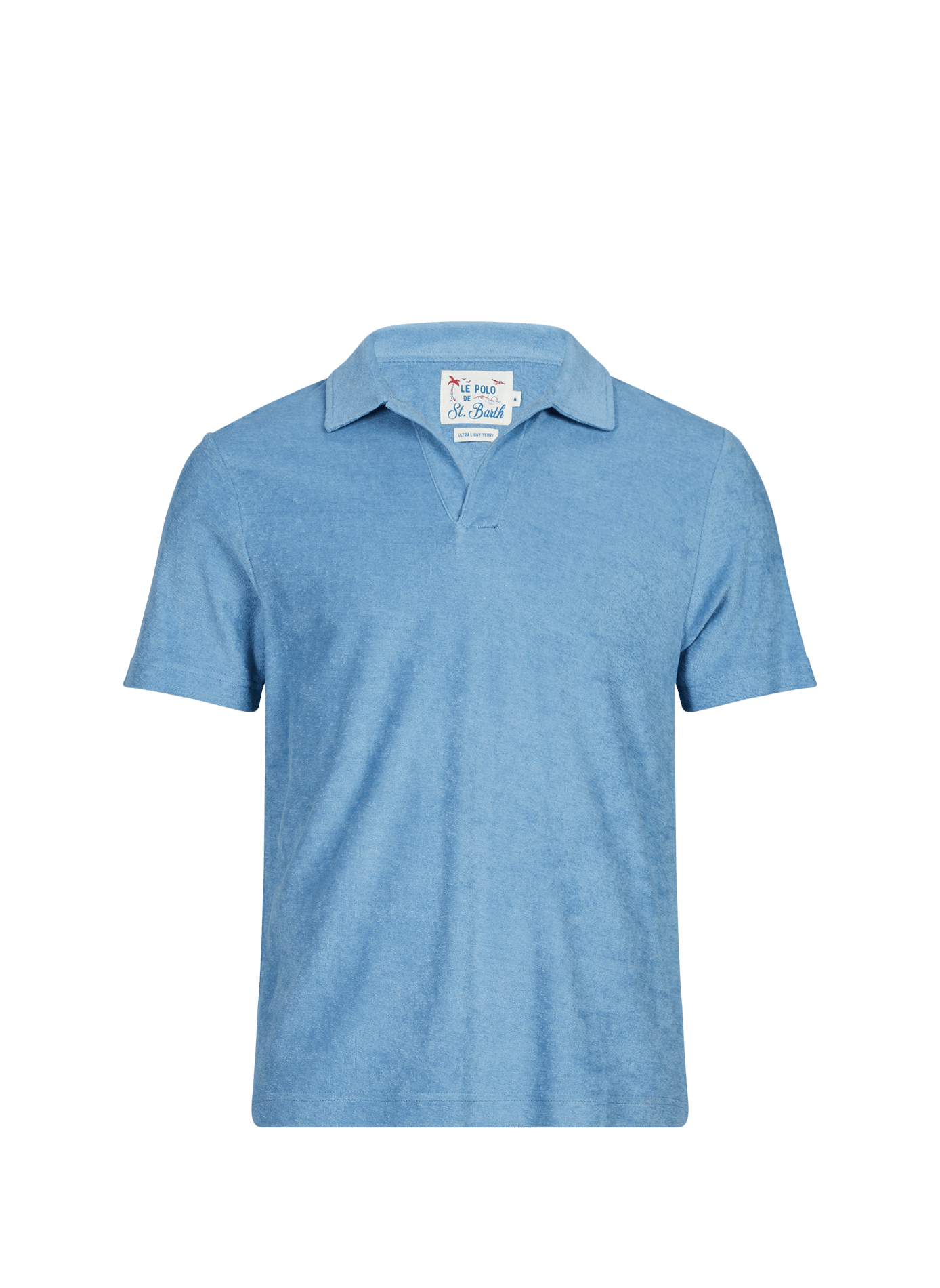 Short sleeve terry cloth polo Jeremy MC2 SAINT BARTH Blue