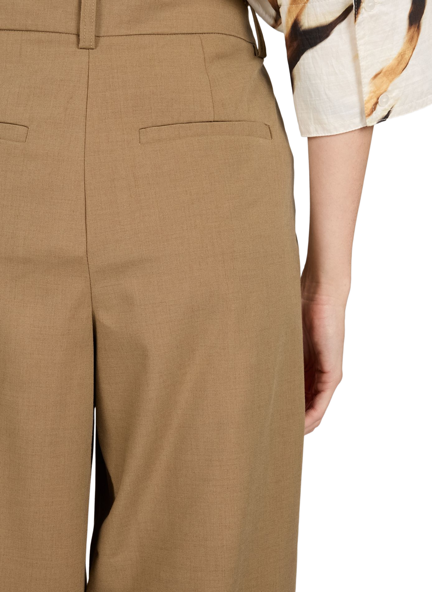 Bermuda Roulambetha à taille mi-haute ROUGE EDIT Marron
