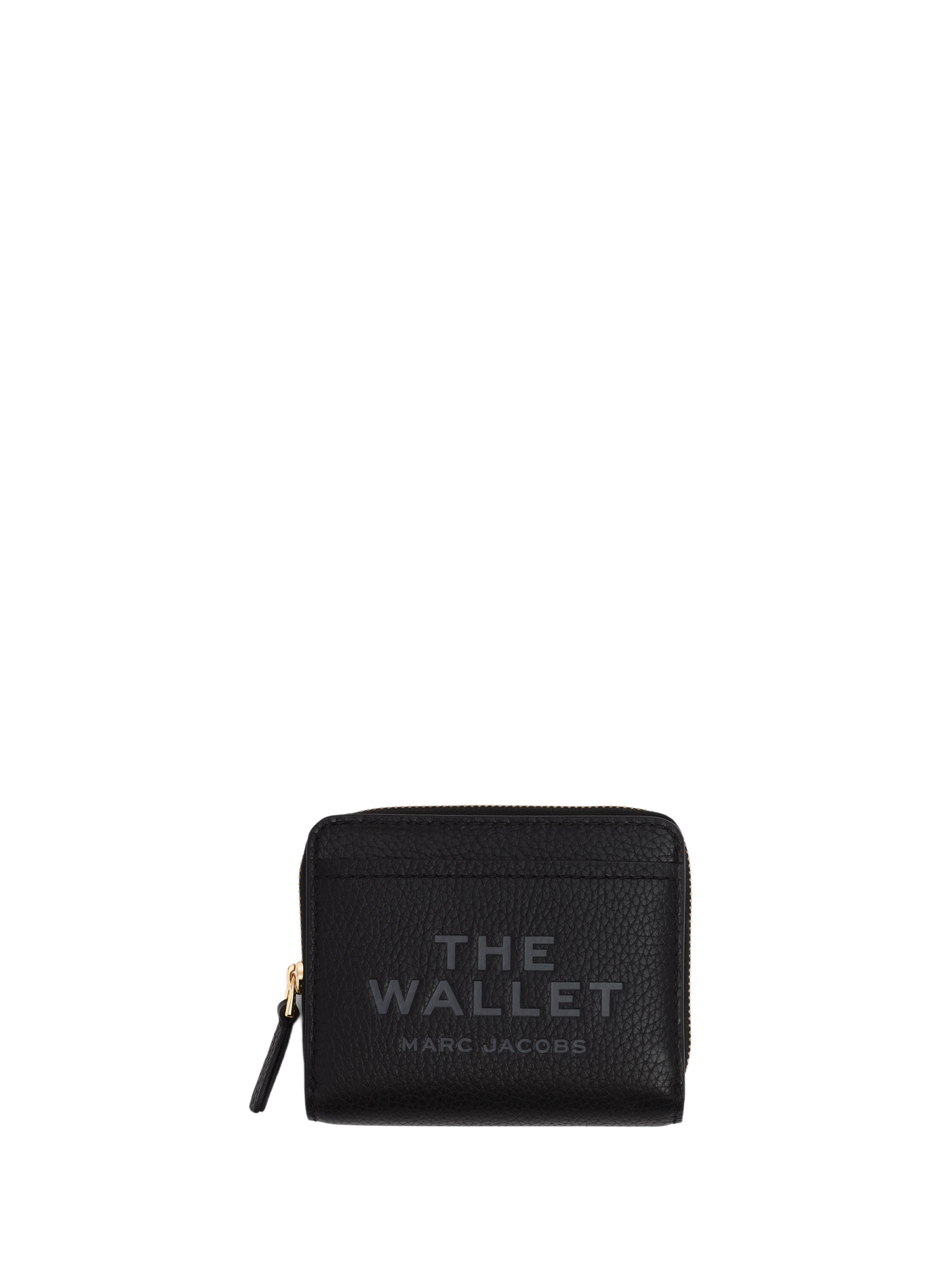 Small leather wallet The Leather Mini Compact Wallet Black