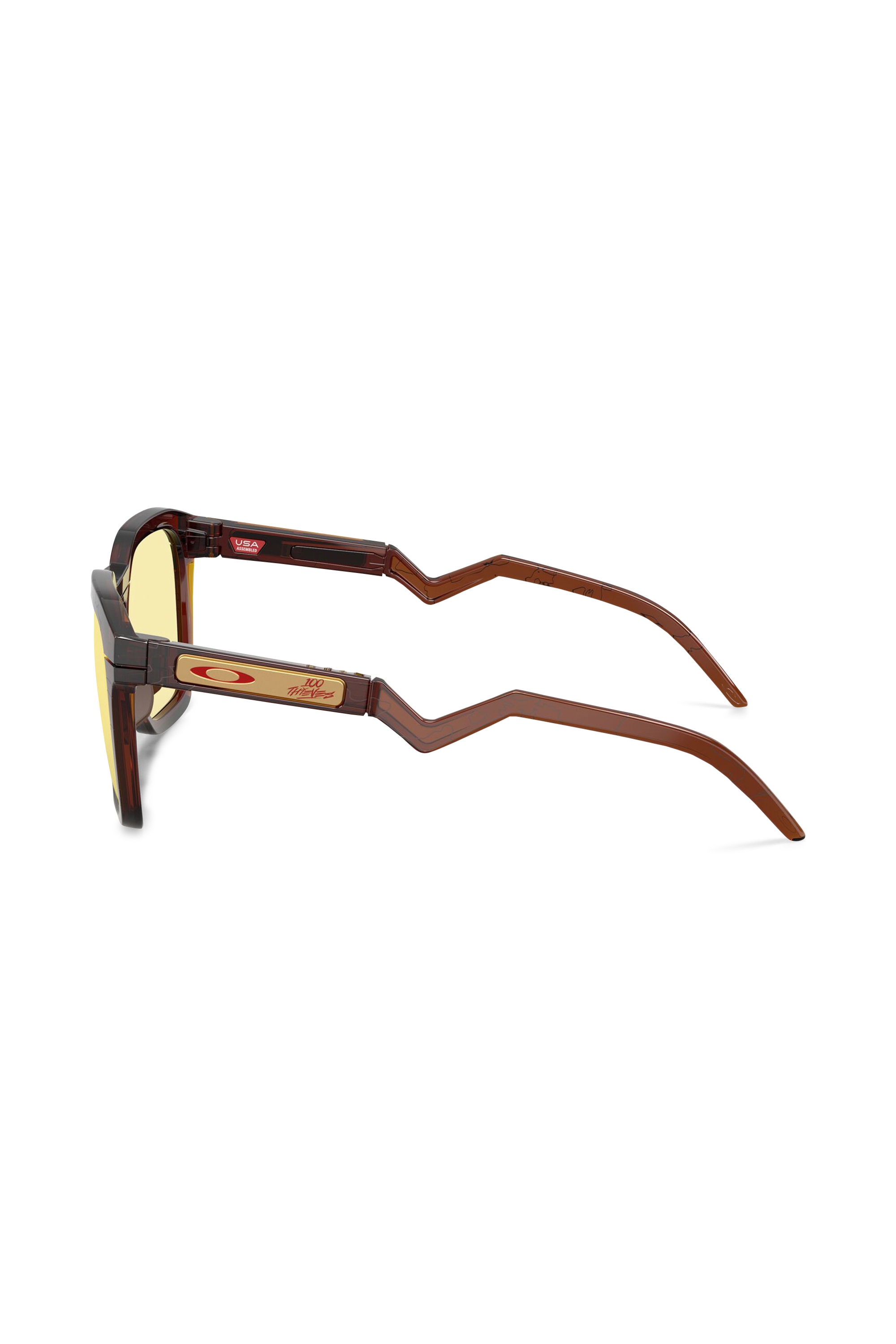Lunettes de soleil hstn sq OAKLEY Marron