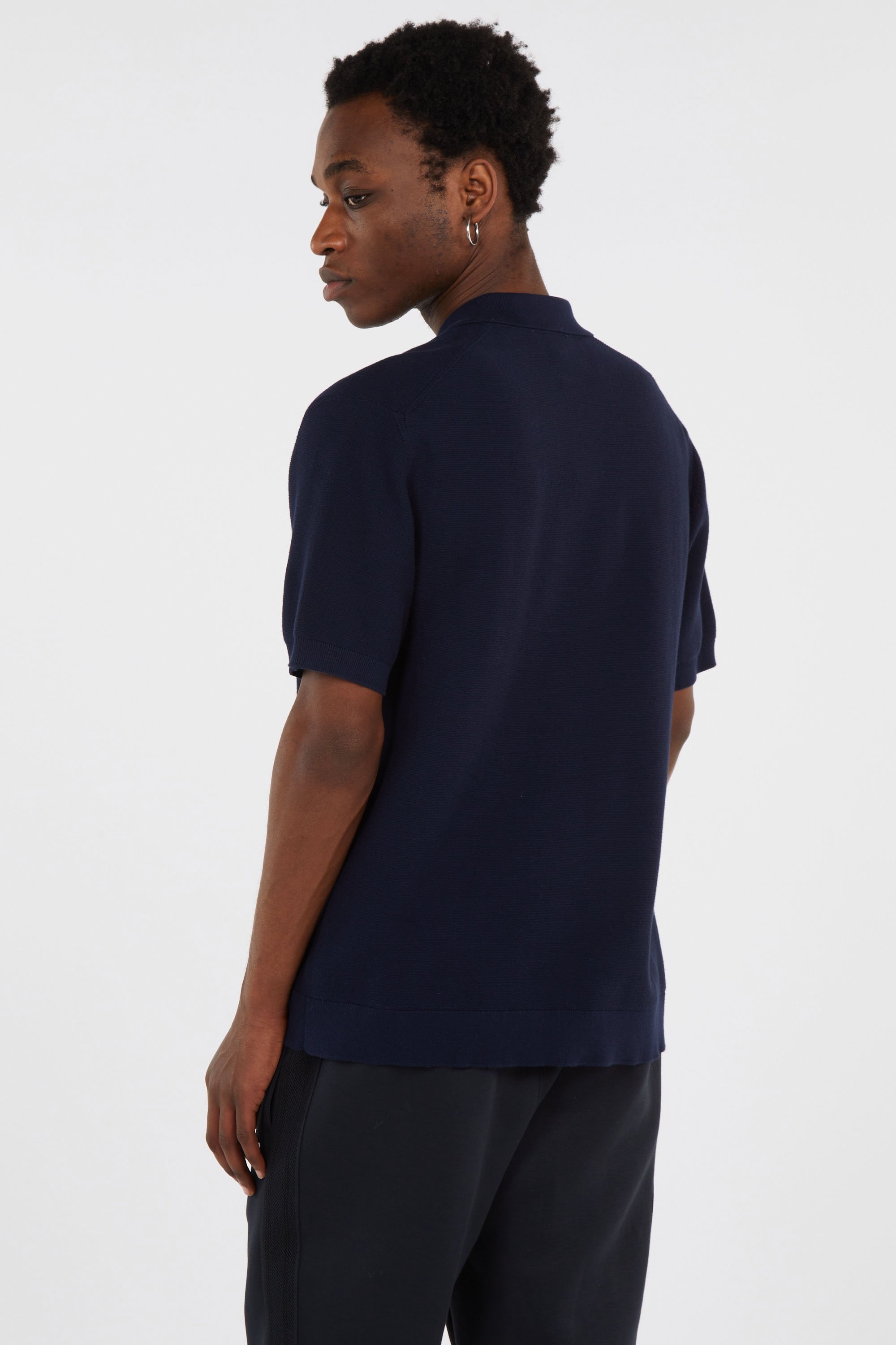 Polo tricot LACOSTE Bleu