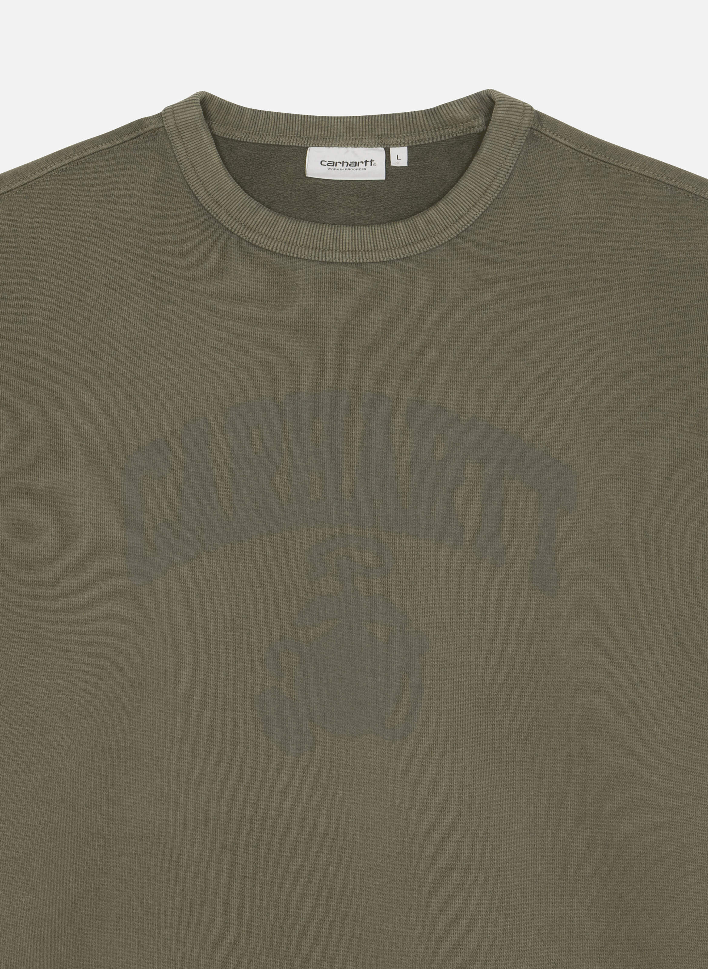 Sweatshirt faded pond corps sweat CARHARTT WIP Kaki