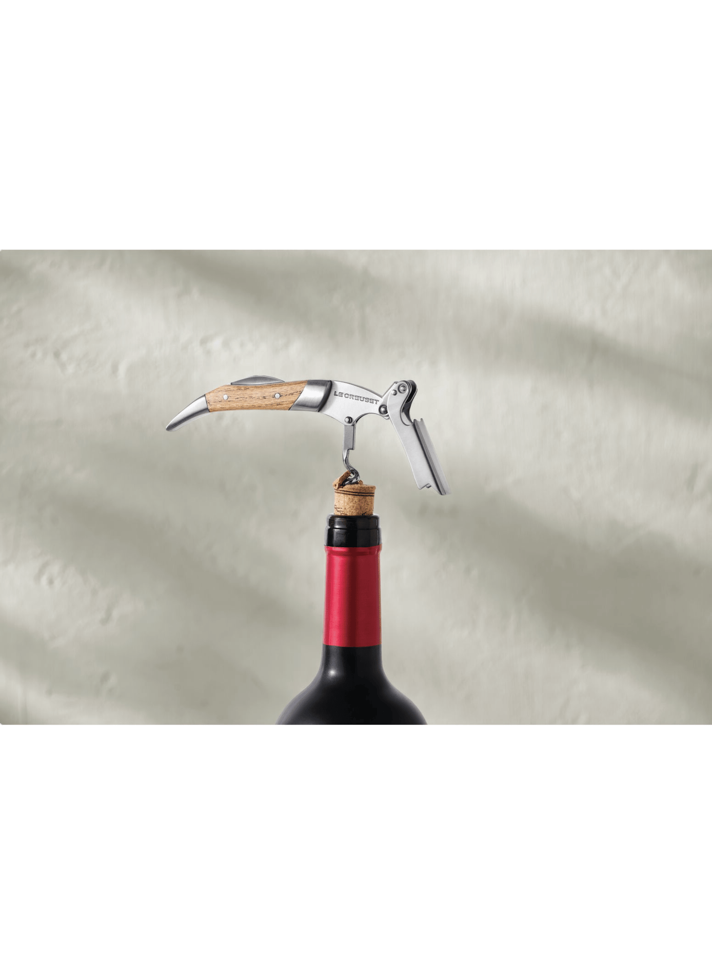 Korkenzieher Sommelier Premium aus Eichenholz LE CREUSET Braun